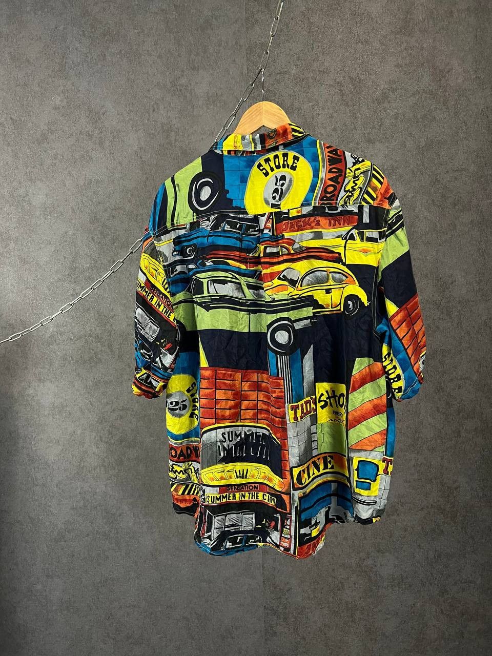 Vintage Crazy Hawaiian art vintage silk shirt Size US XL / EU 56 / 4 - 6 Thumbnail
