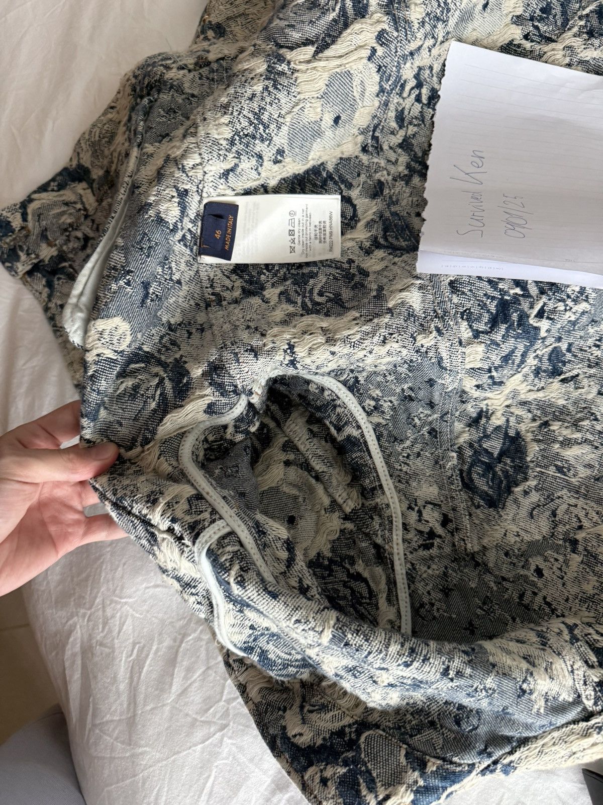 Louis Vuitton Virgil Abloh Tapestry Denim Jacket Louis Vuitton Size US S / EU 44-46 / 1 - 19 Thumbnail