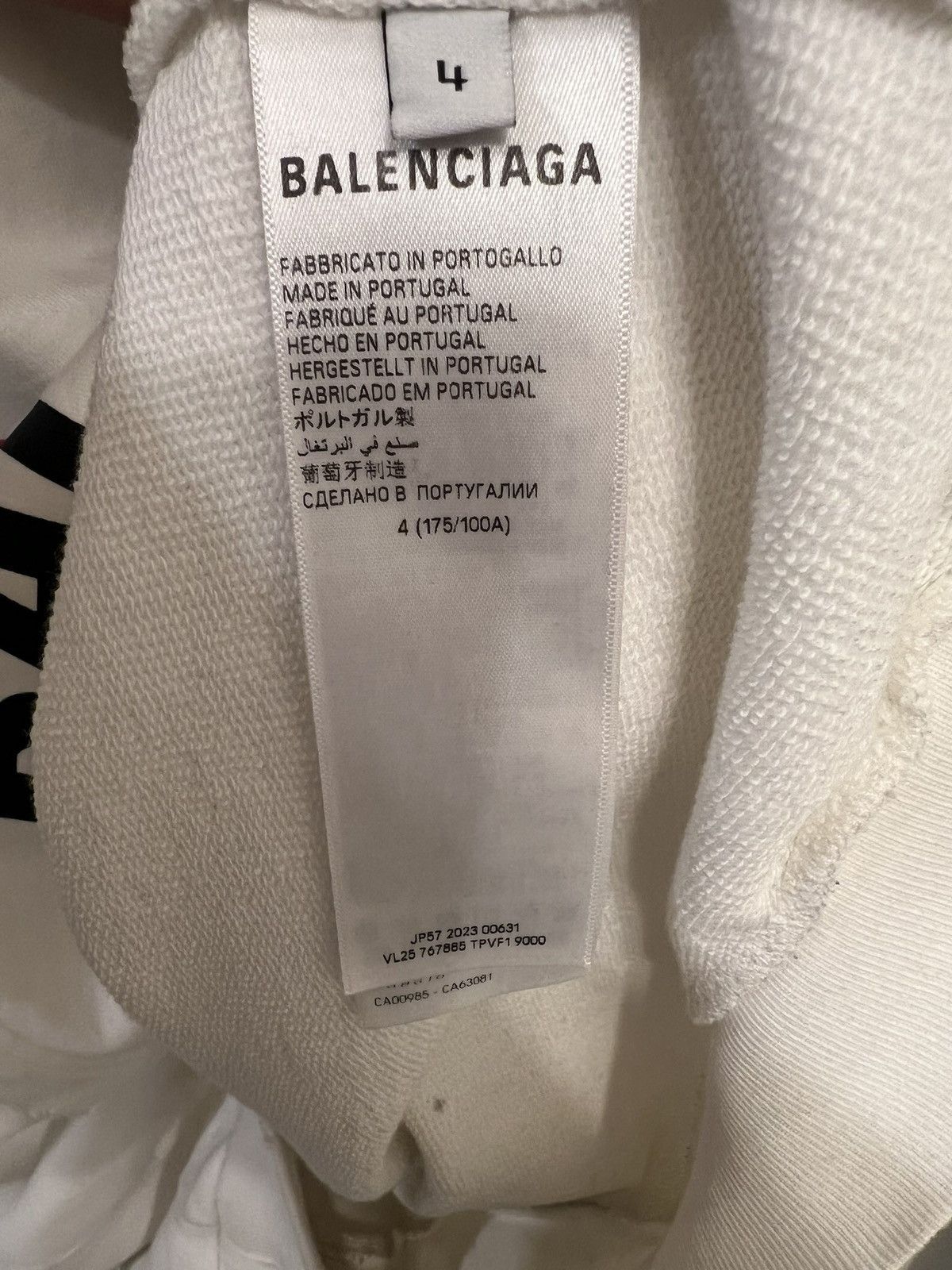 Balenciaga Balenciaga Top League Hoodie, $1450 Retail Size US XL / EU 56 / 4 - 4 Thumbnail