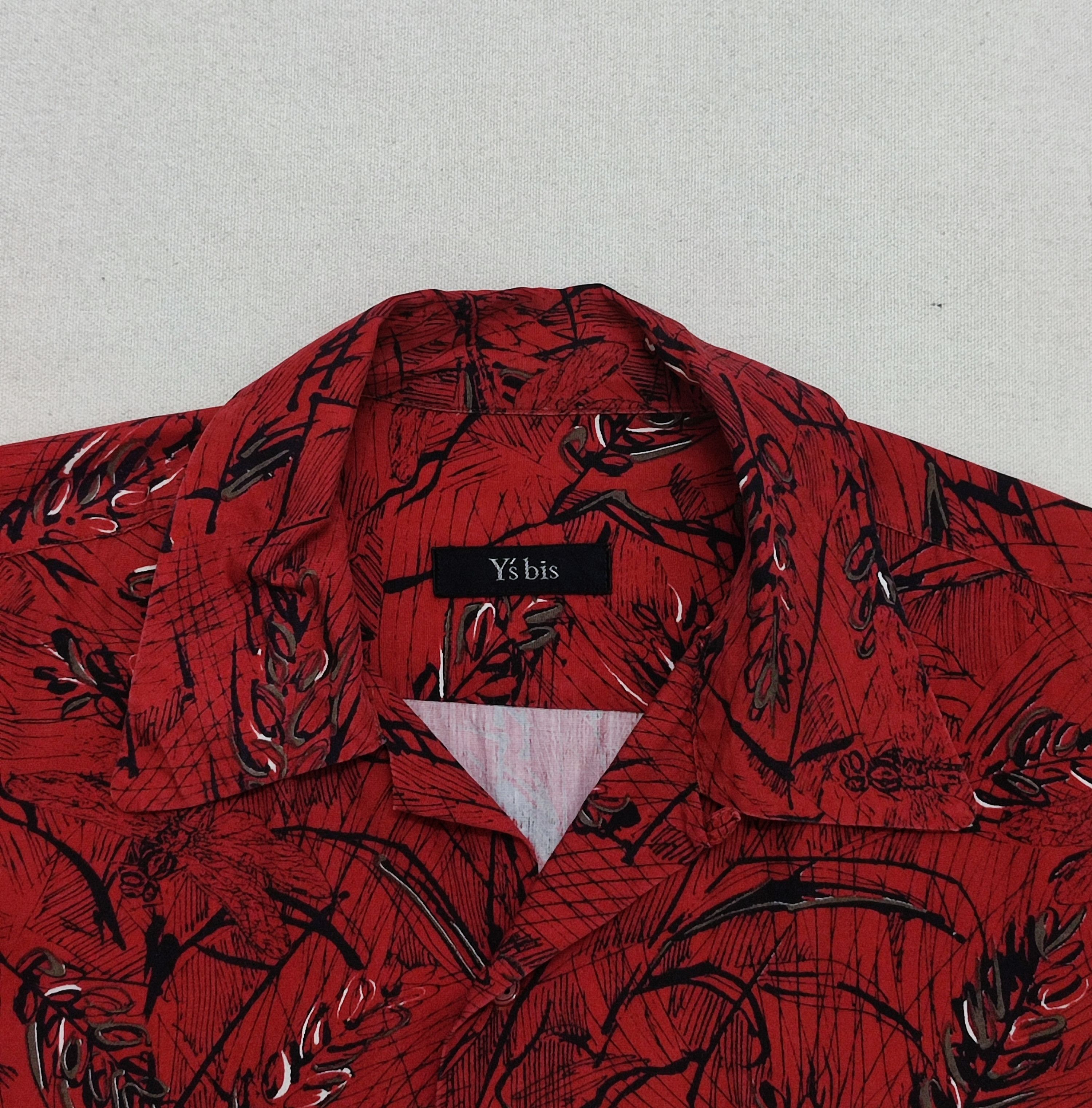 Y's × Yohji Yamamoto Y's Bis by Yohji Yamamoto Rayon Abstract Shirt Size US L / EU 52-54 / 3 - 6 Thumbnail