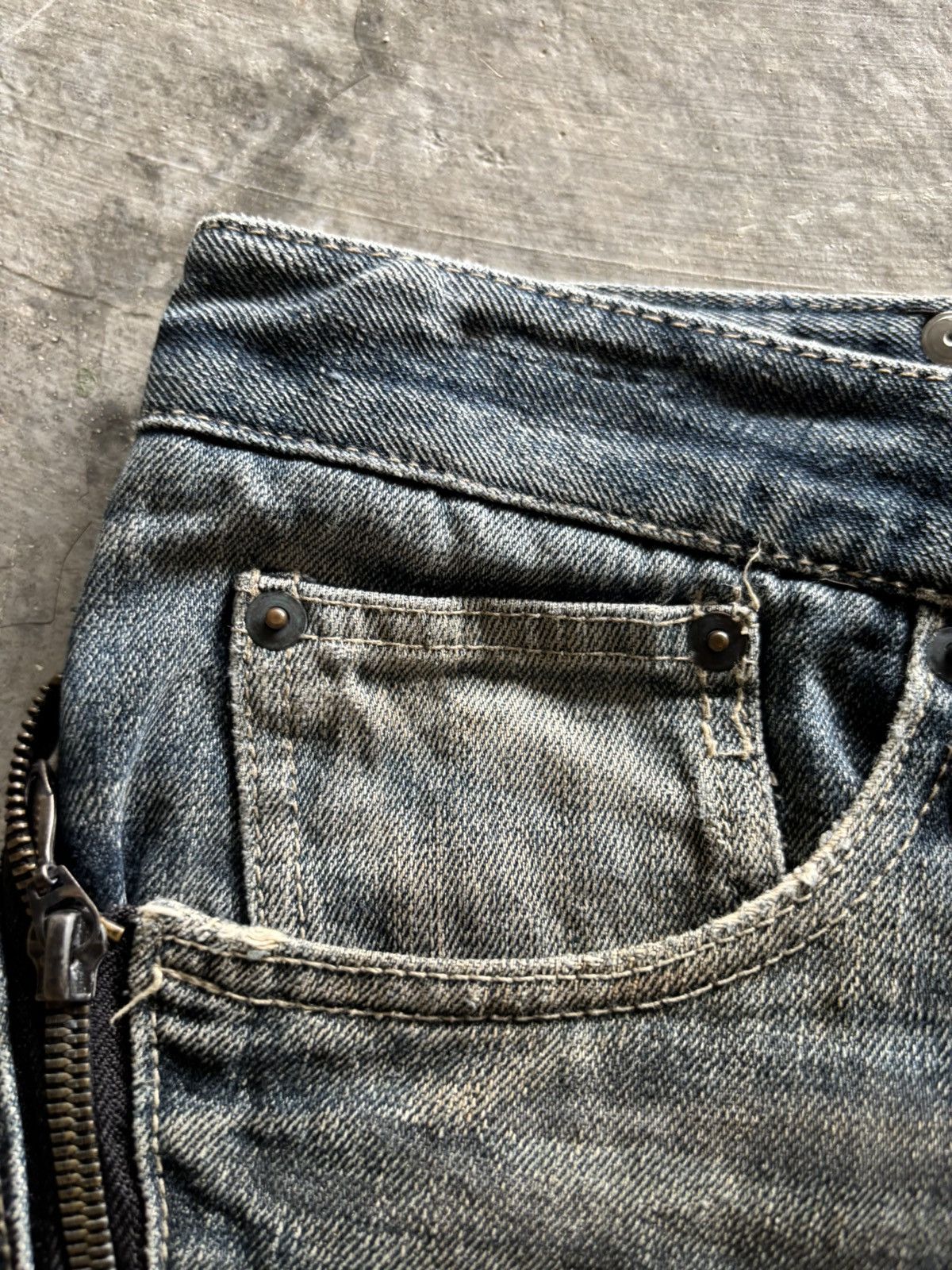If Six Was Nine Flare Semantic design rusty japanese jeans punk grunge style Size US 34 / EU 50 - 9 Thumbnail
