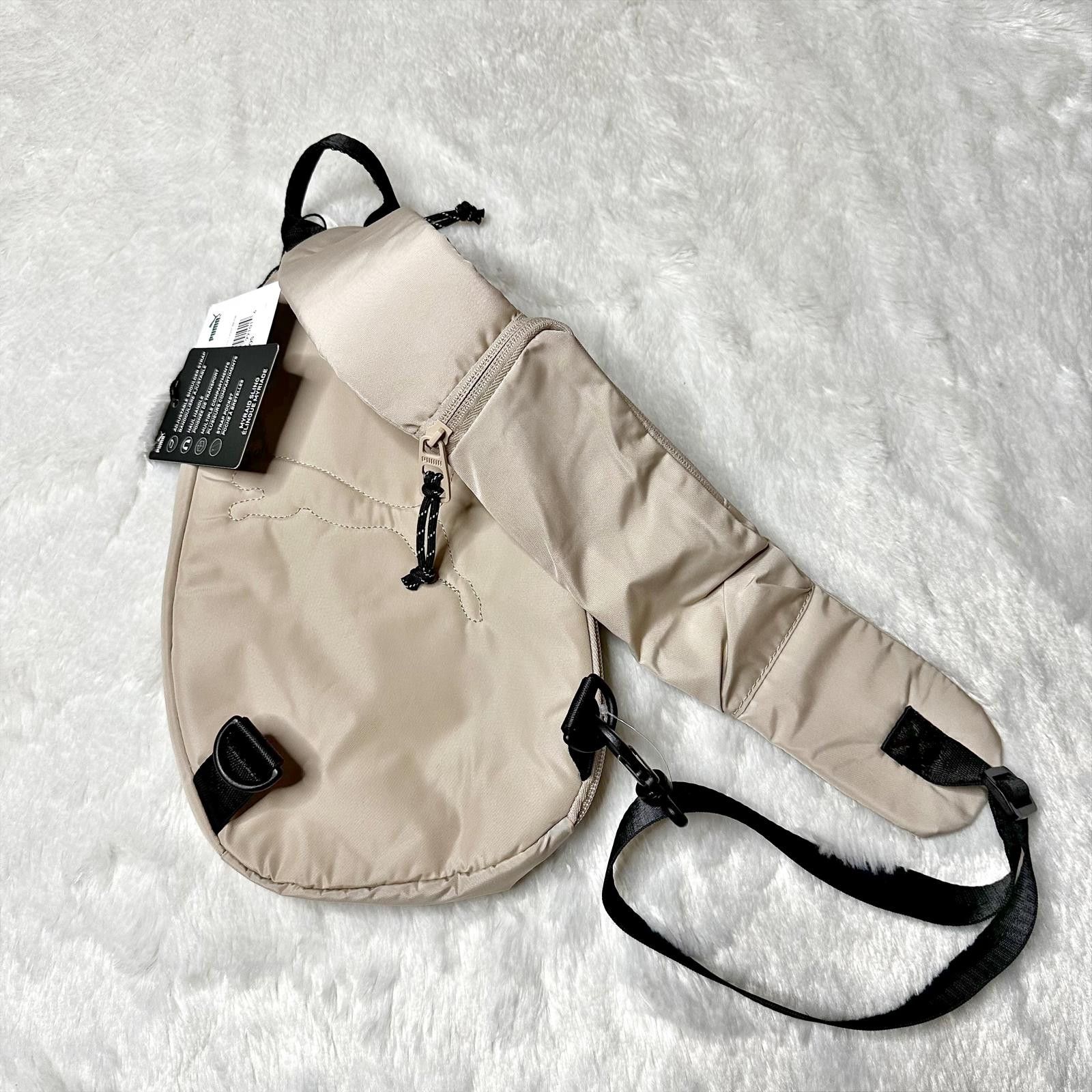 Puma NWT PUMA Unisex Light Beige Myriad Sling Crossbody Bag OS Size ONE SIZE - 2 Thumbnail