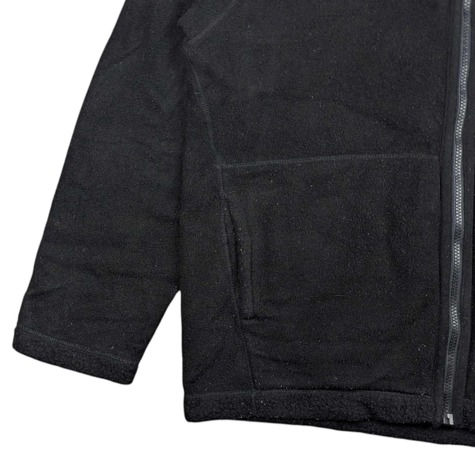 Uniqlo Vintage 90's UNIQLO Zipper Up Reversible Fleece Hoodie Size US L / EU 52-54 / 3 - 13 Thumbnail