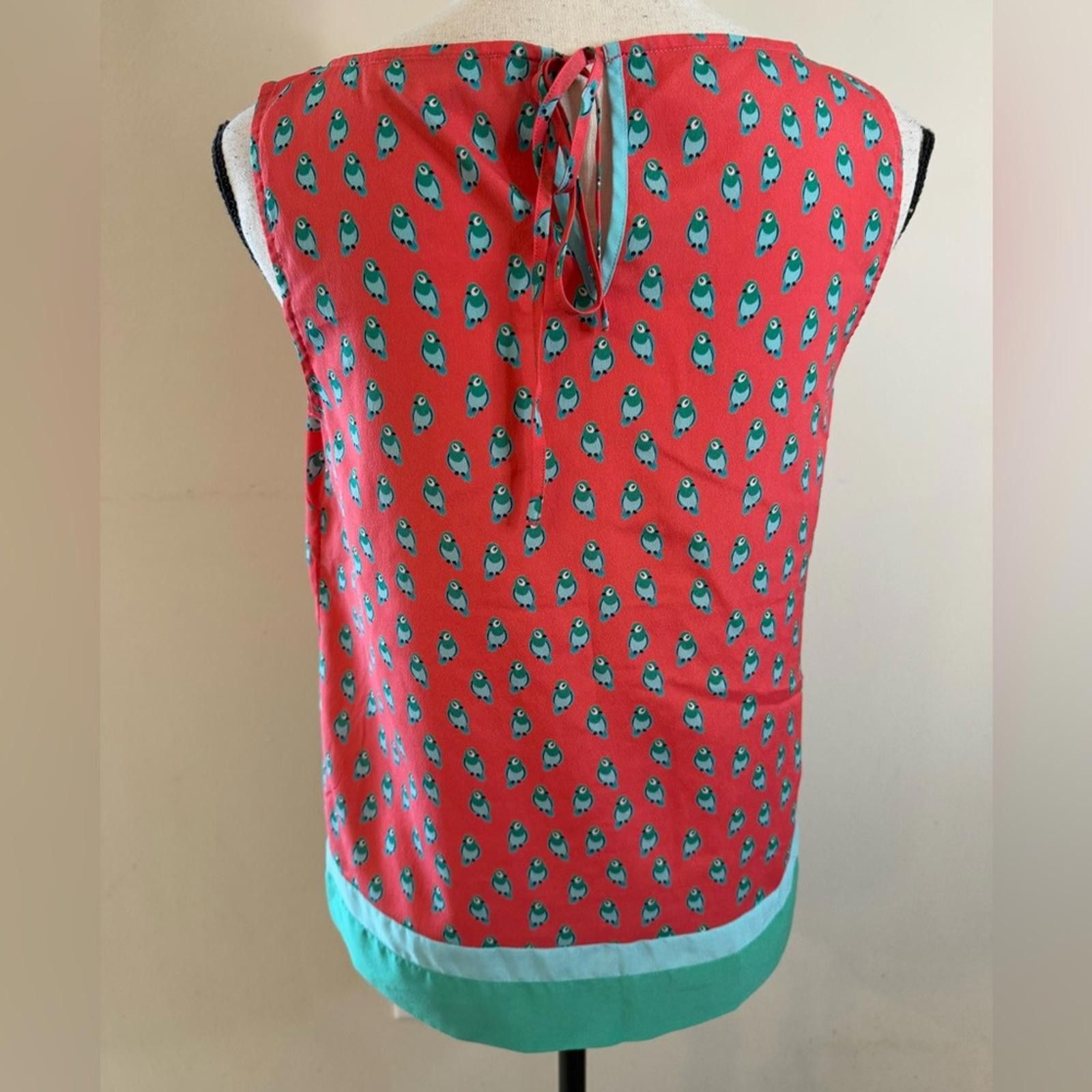 Other Loft colorful bird novelty print tank top SZ SP Size S / US 4 / IT 40 - 3 Thumbnail