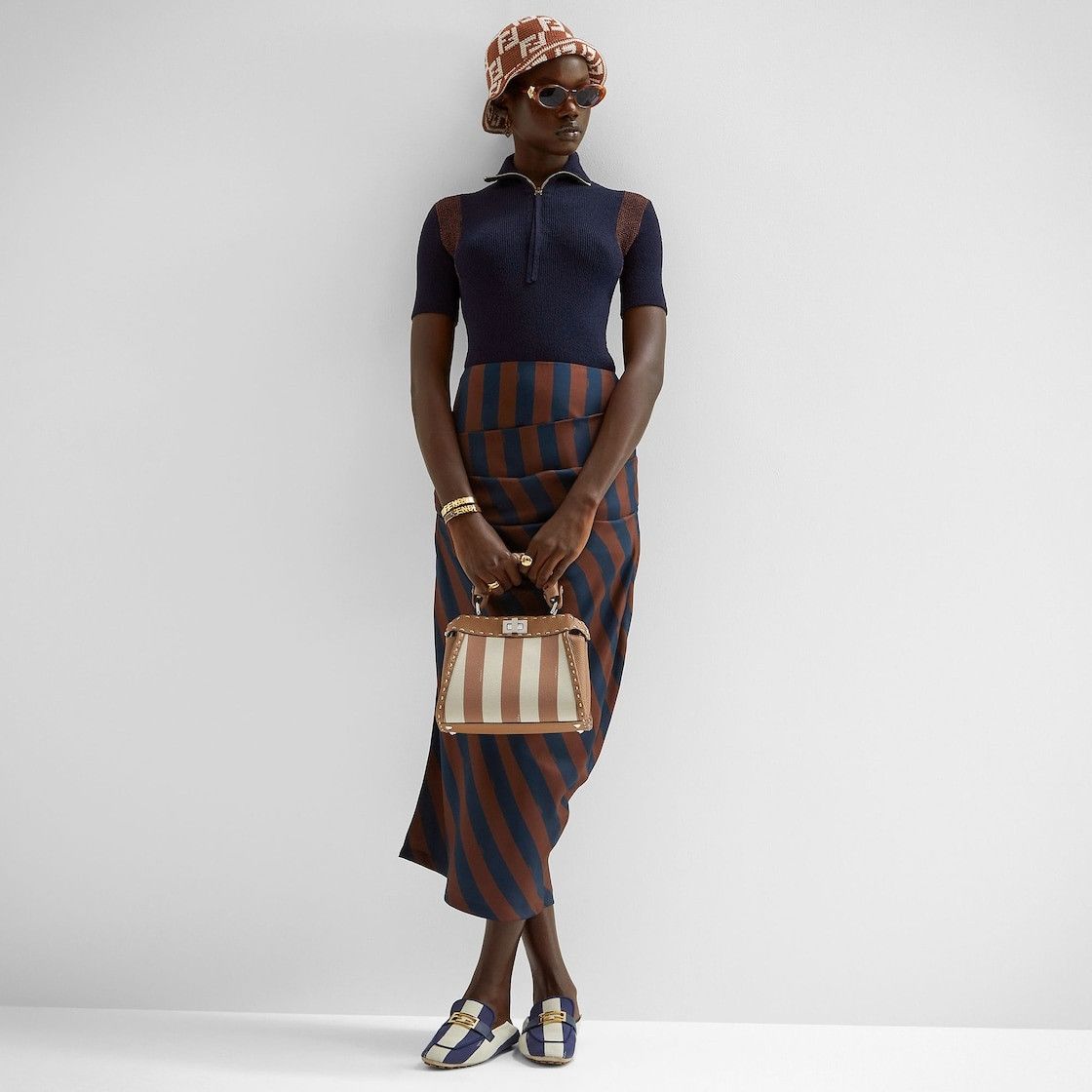 o1s1wg110925 Skirt in Brown
