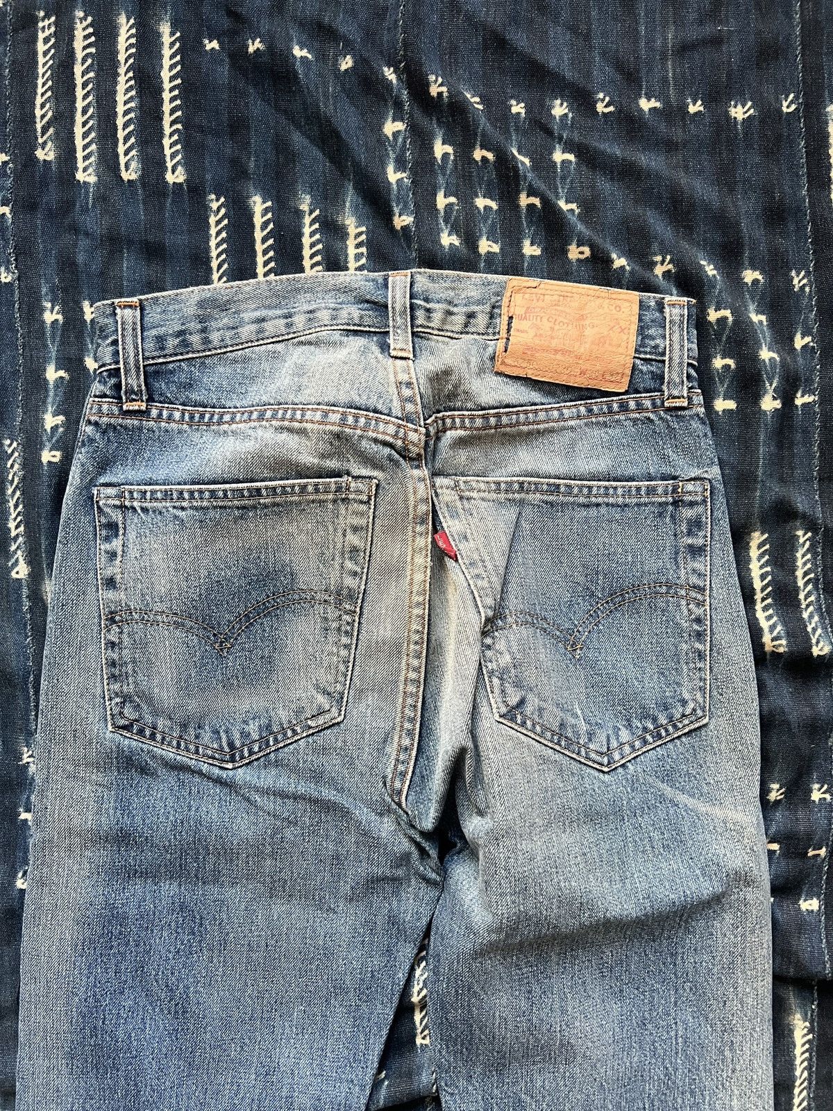 Levi's Levis Big E 505 Selvedge Denim Jeans – Made in USA Size US 30 / EU 46 - 9 Thumbnail
