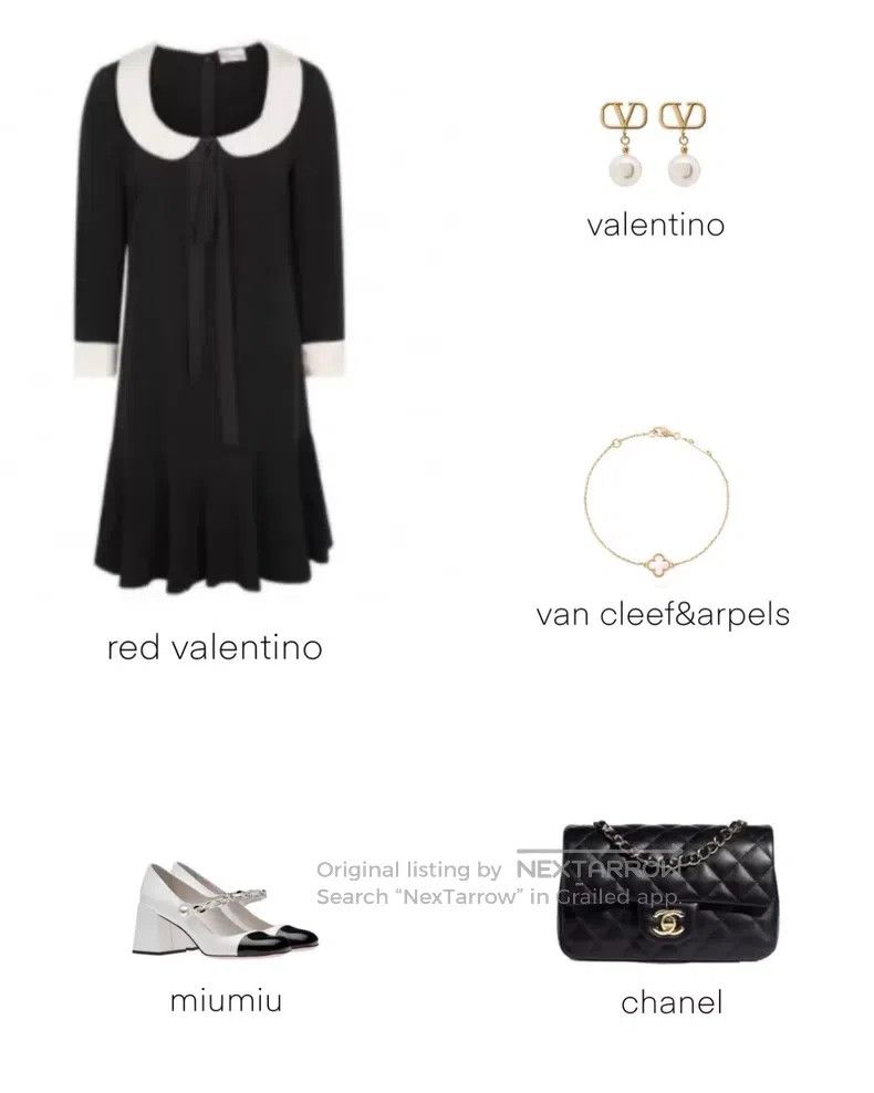 Valentino Valentino Black long-sleeved doll neck bow dress Size XS / US 0-2 / IT 36-38 - 4 Thumbnail