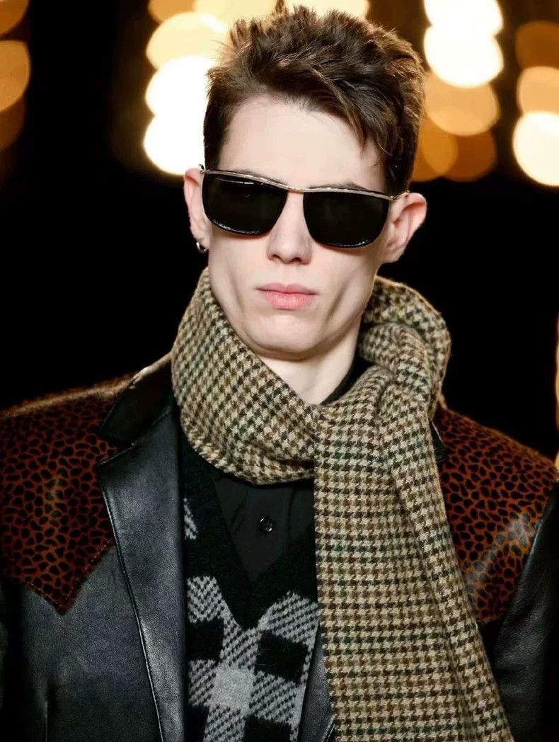Saint Laurent Paris Saint Laurent Paris Leopard print spliced lamb wool jacket- Size US M / EU 48-50 / 2 - 7 Thumbnail