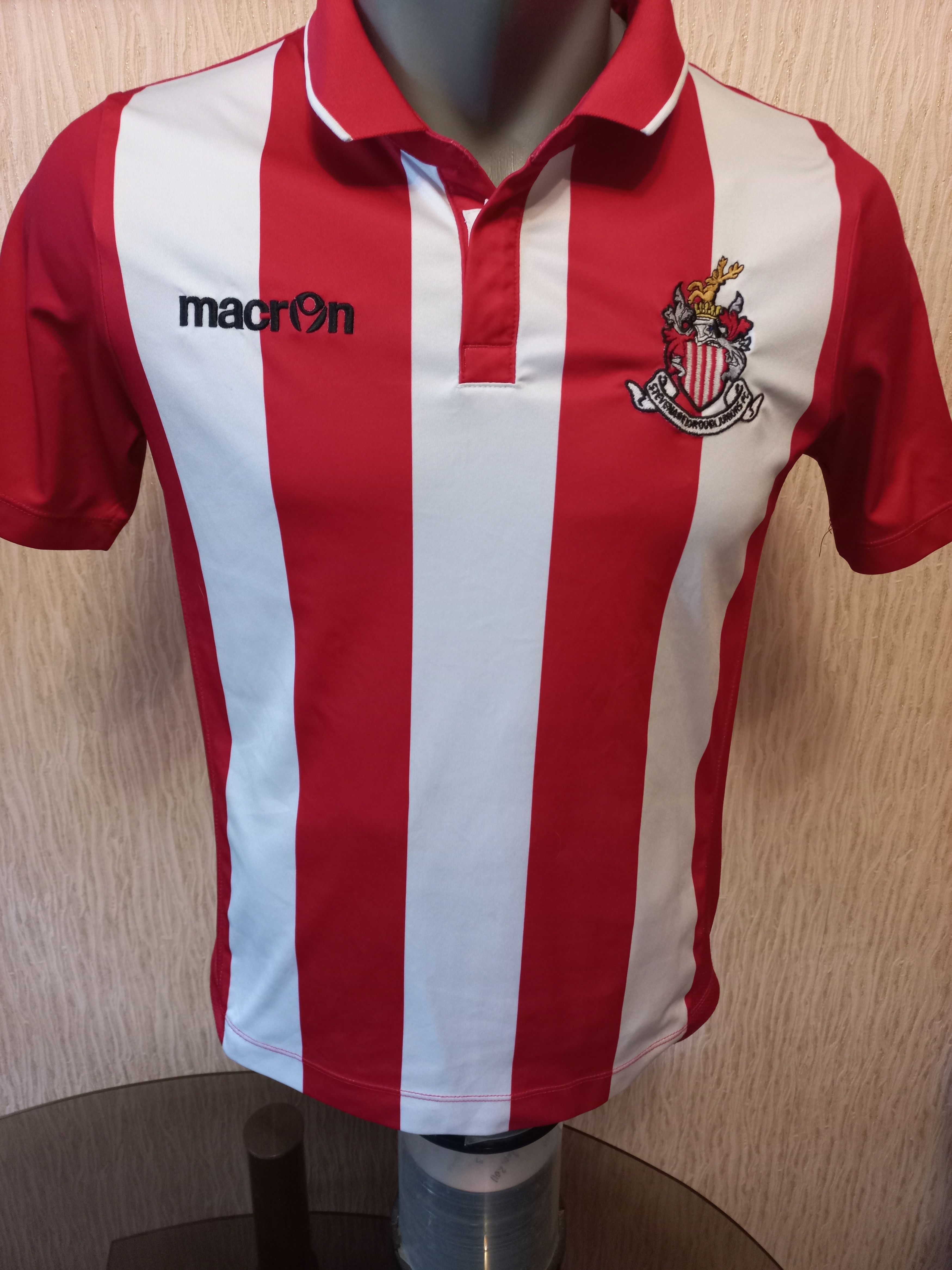 Macron Macron Stevenage Borough Juniors #12 jersey shirt (Size XS) Size US XS / EU 42 / 0 - 1 Thumbnail
