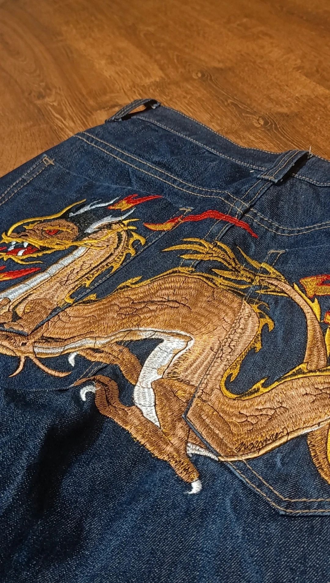 Vintage Akademiks Embroidered Jeans Size US 36 / EU 52 - 4 Thumbnail