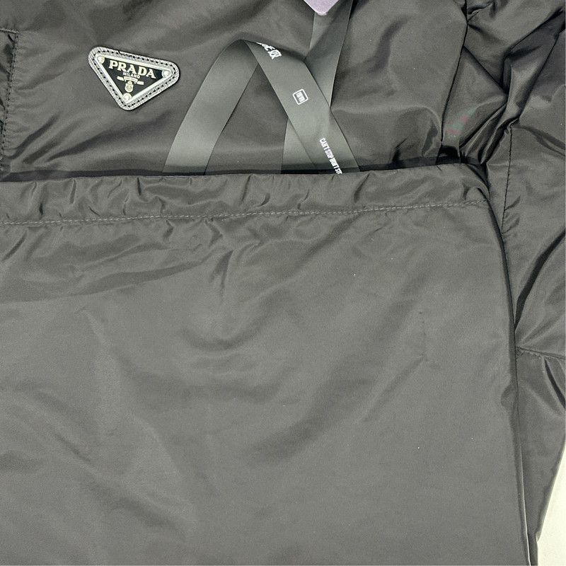 Prada Prada SS24 Black Logo Hoodie Jacket-2506 Size US L / EU 52-54 / 3 - 2 Thumbnail