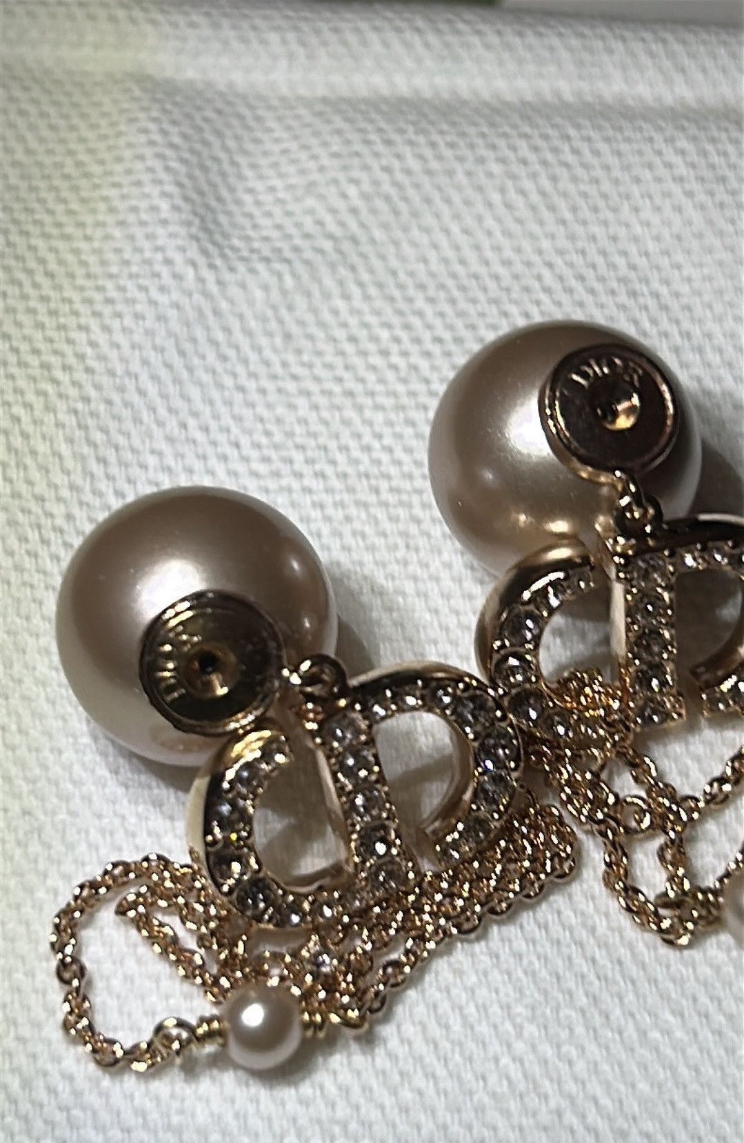 Dior DIOR TRIBALES Earrings Pink-Finish Metal With Pink Resin Size ONE SIZE - 3 Thumbnail