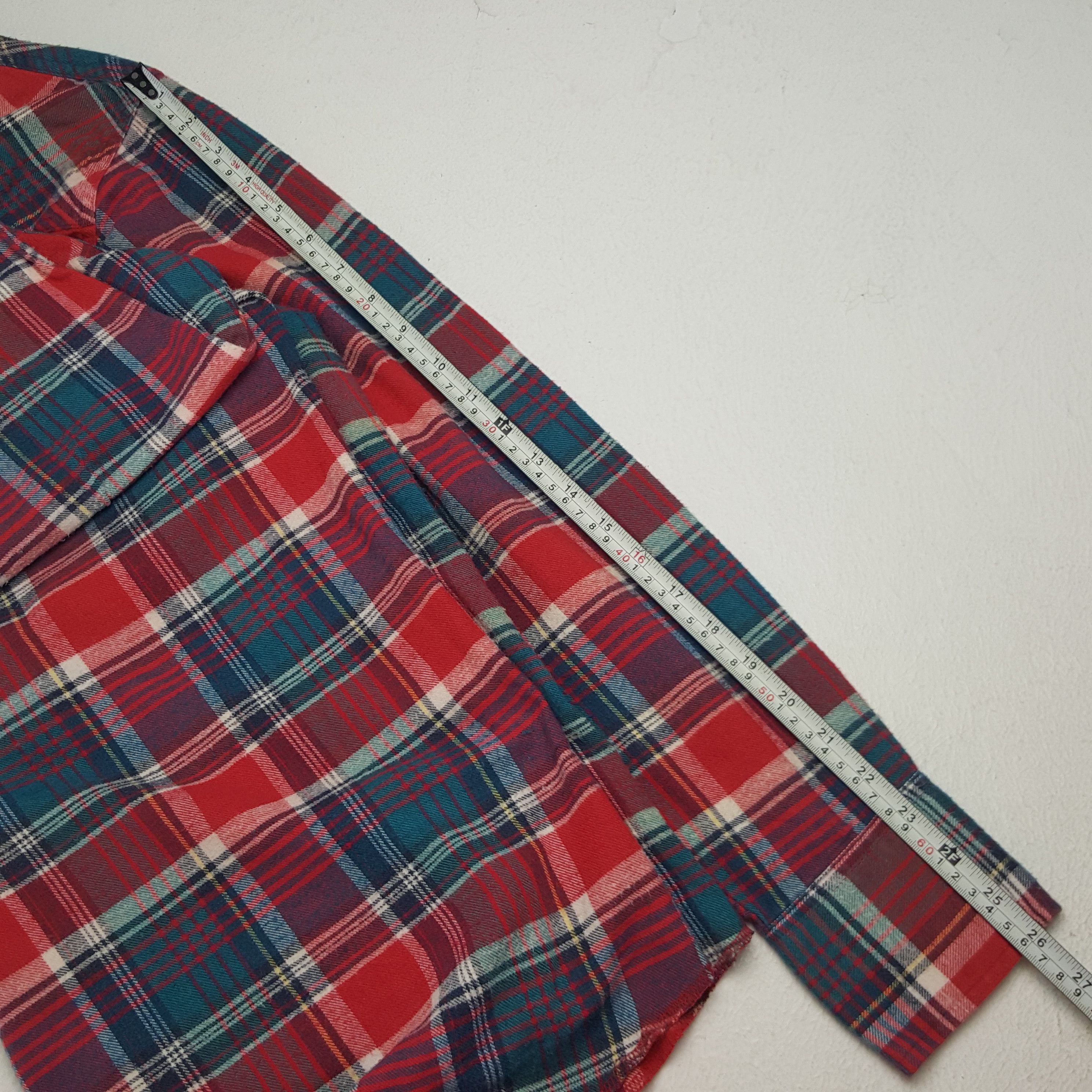 Vintage × Wrangler Vintage Wrangler American Style Flannel Shirt Button Up Size US XXL / EU 58 / 5 - 6 Thumbnail