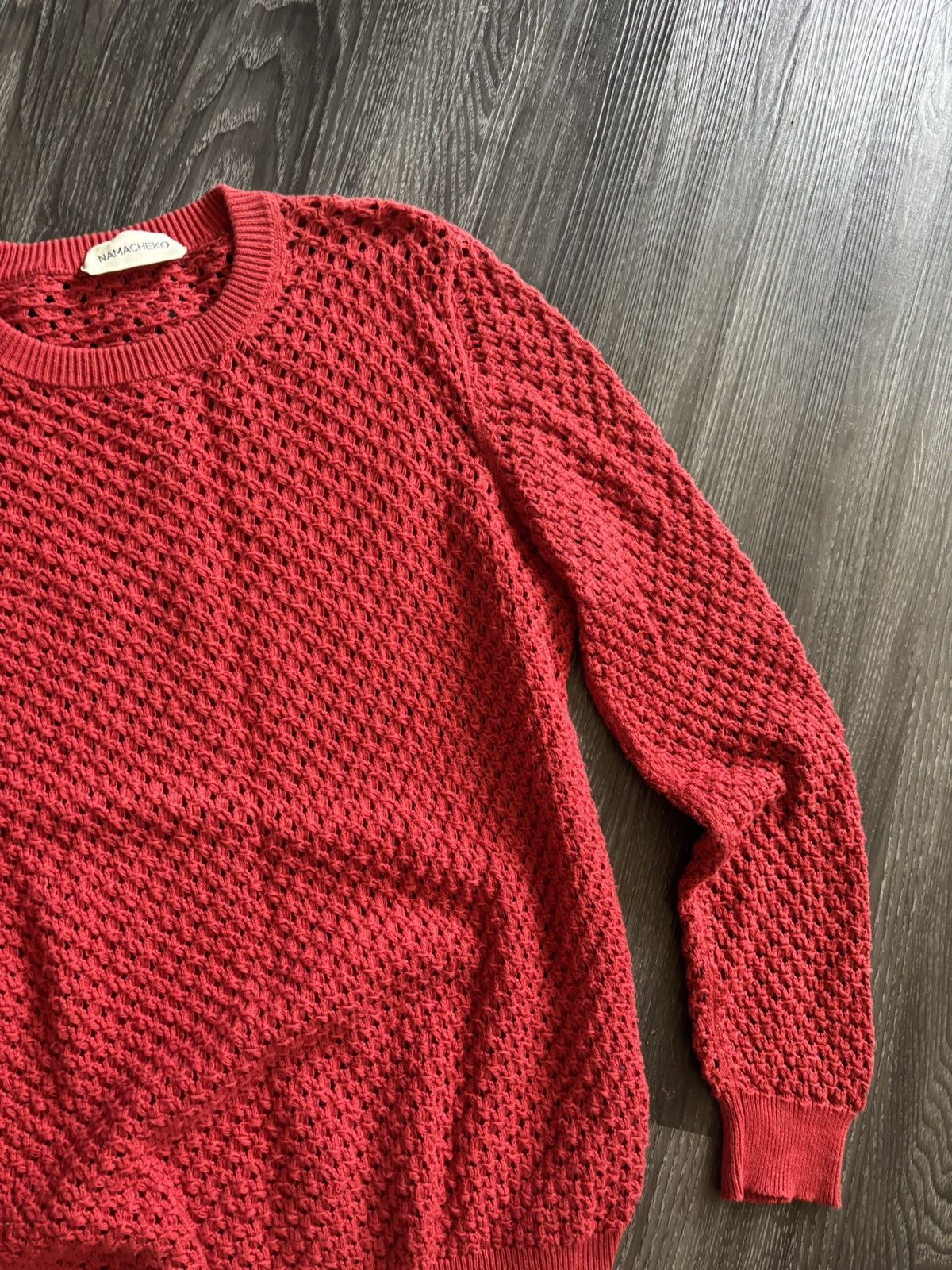 Namacheko SS18 Red Loose Knit Sweater Size US M / EU 48-50 / 2 - 5 Thumbnail