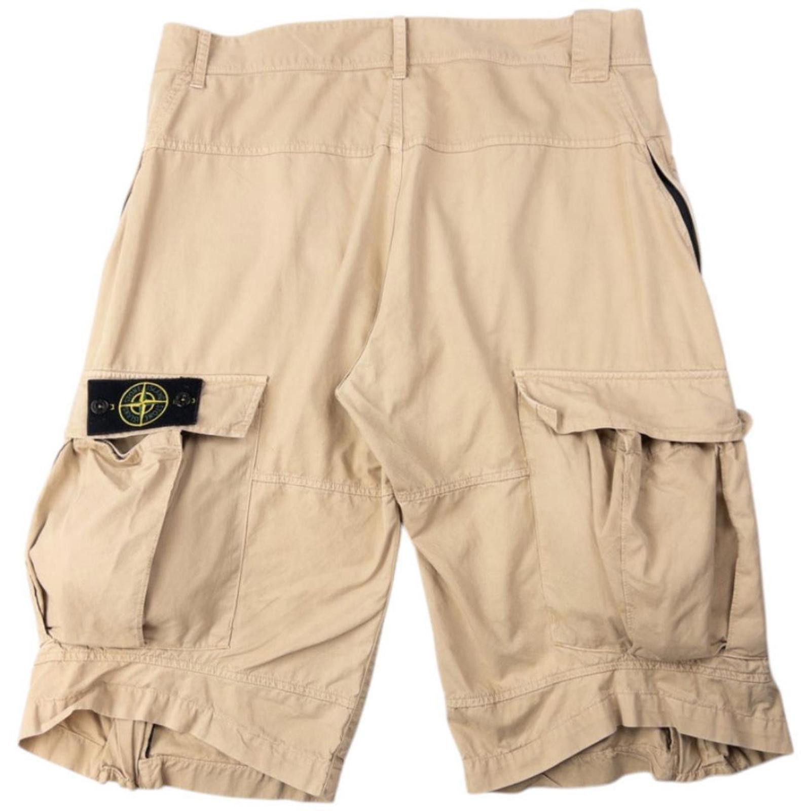 Stone Island Vintage Stone Island Zip Extension Cargo Shorts Size W35 Size US 35 - 1 Thumbnail