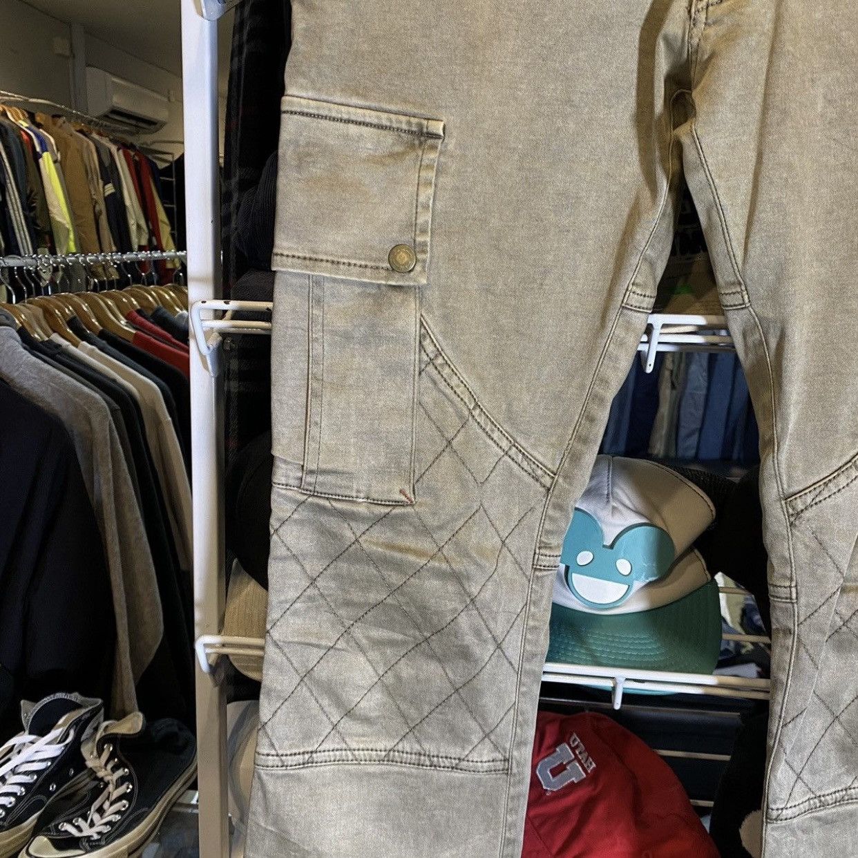 Tete Homme TETE HOMME DOUBLE KNEE CARGO PANTS Size US 29 - 6 Thumbnail