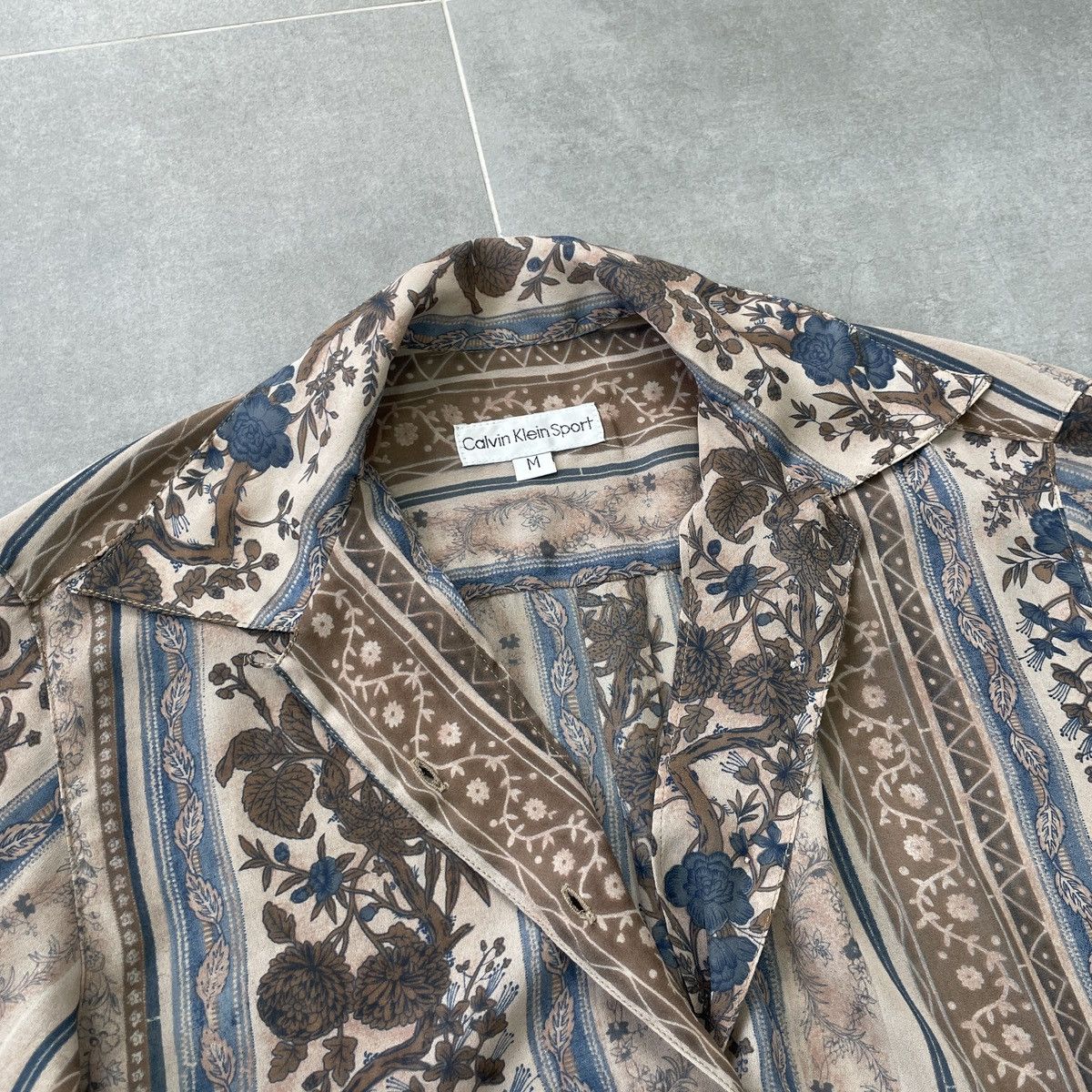 Calvin Klein × Vintage Vintage Calvin Klein Sport women Button Shirt Size M Size M / US 6-8 / IT 42-44 - 9 Thumbnail