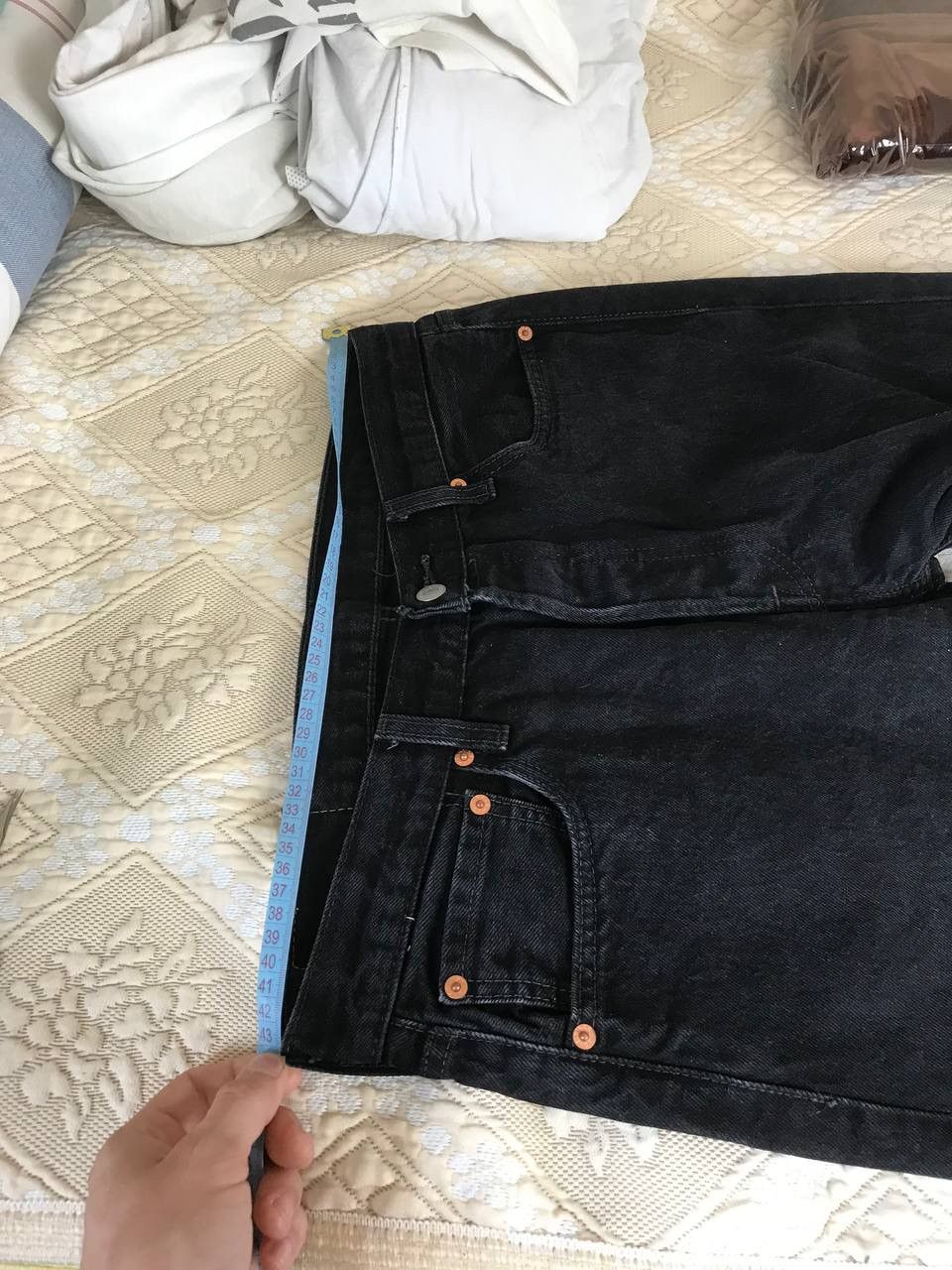 Levi's × Levi's Vintage Clothing × Vintage 🔥 Levis 501 Vintage Denim Jeans Faded Y2K Pants Black Jeans Size US 34 / EU 50 - 10 Thumbnail