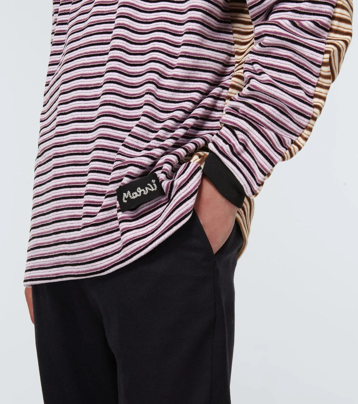 Marni o1y0225 Logo Crewneck T-Shirt in Multicolor Size US L / EU 52-54 / 3 - 3 Thumbnail