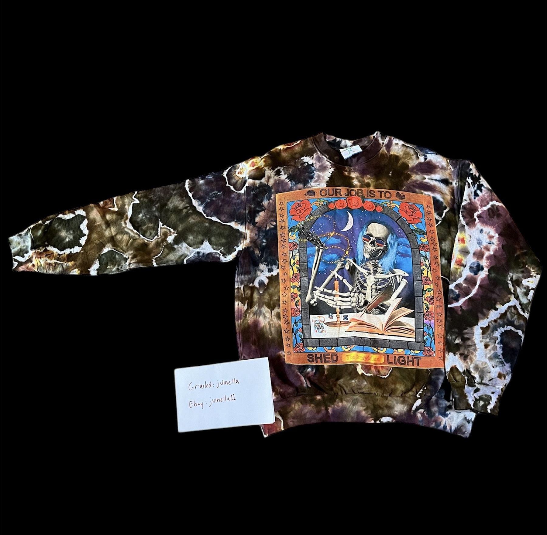 Grateful Dead × Online Ceramics Online ceramics the storyteller crewneck size L brand new Size US L / EU 52-54 / 3 - 1 Thumbnail