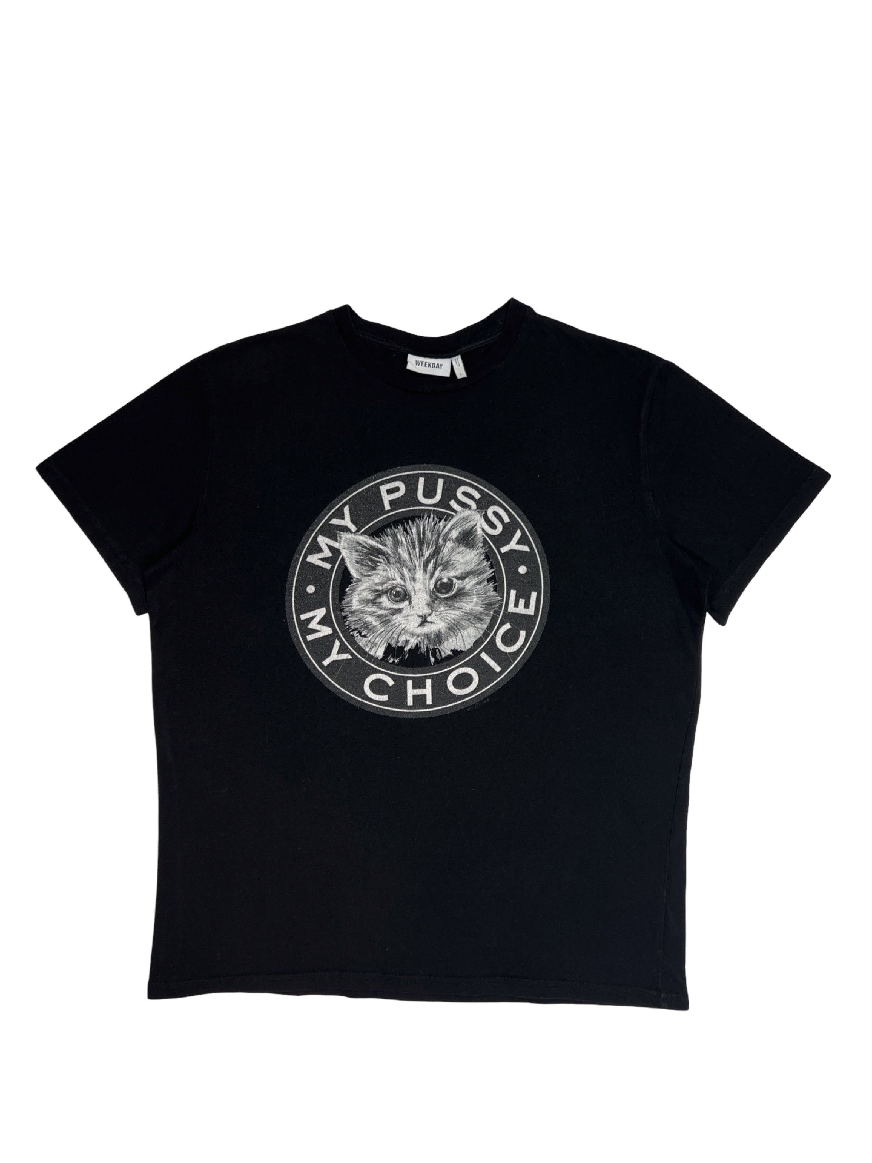 Weekday Weekday My Pussy My Choice Printed Tee Size US L / EU 52-54 / 3 - 1 Thumbnail
