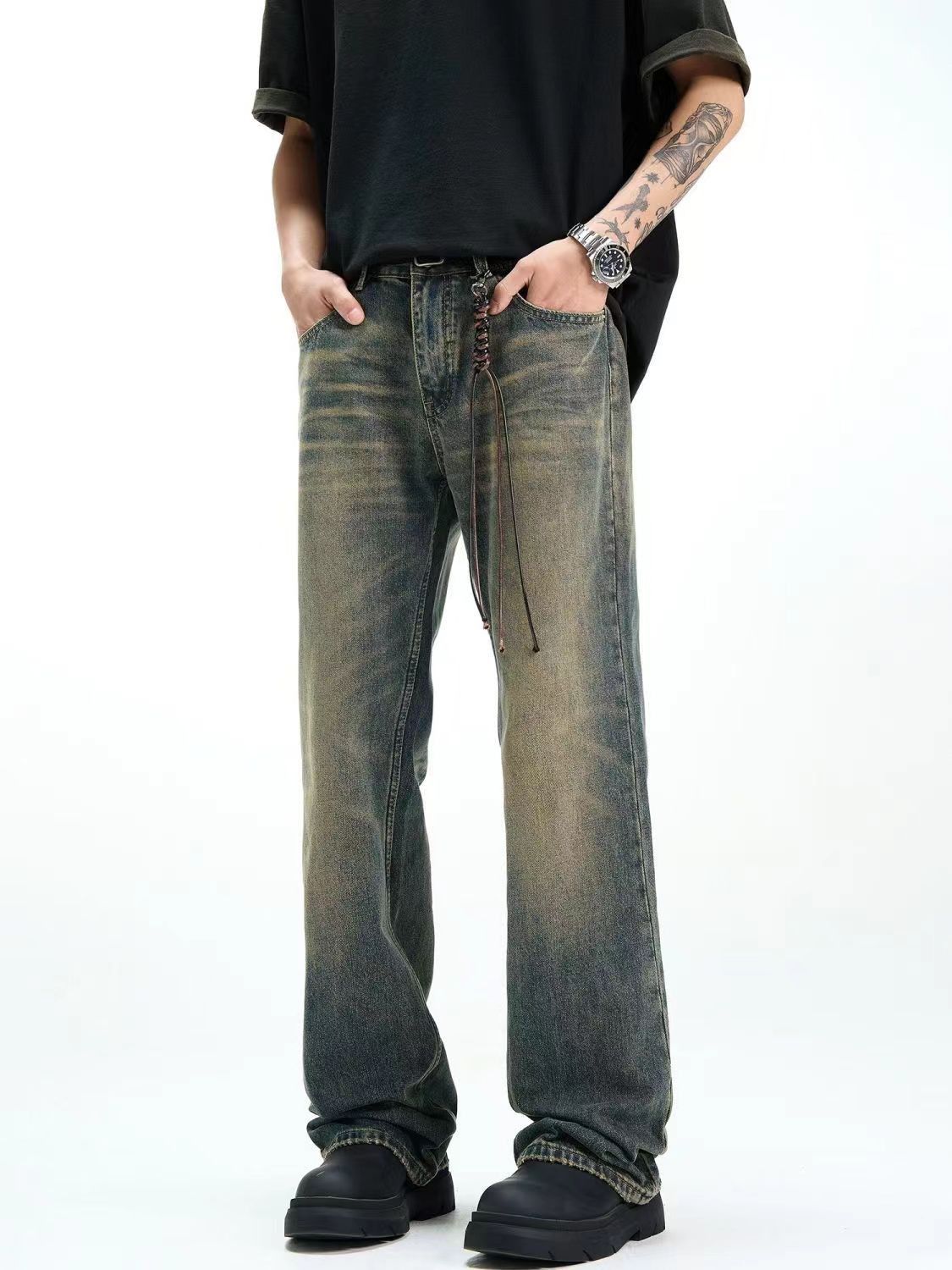 Japanese Brand × Vintage High Street Vintage Loose Jeans Blue Size US 32 / EU 48 - 4 Thumbnail