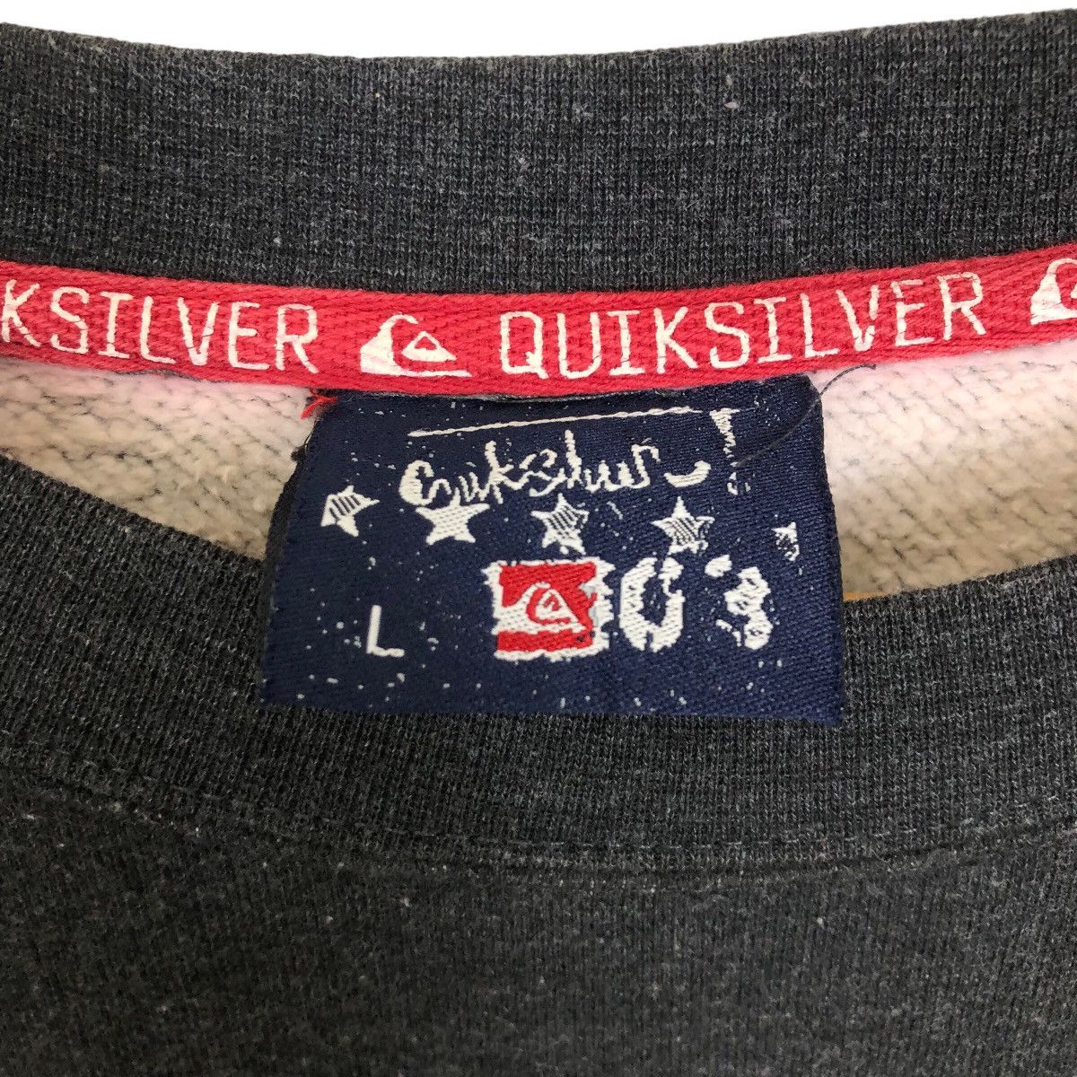 Quicksilver Vintage Quiksilver Crewneck Sweatshirt Big Logo Embroidery Size US L / EU 52-54 / 3 - 8 Thumbnail