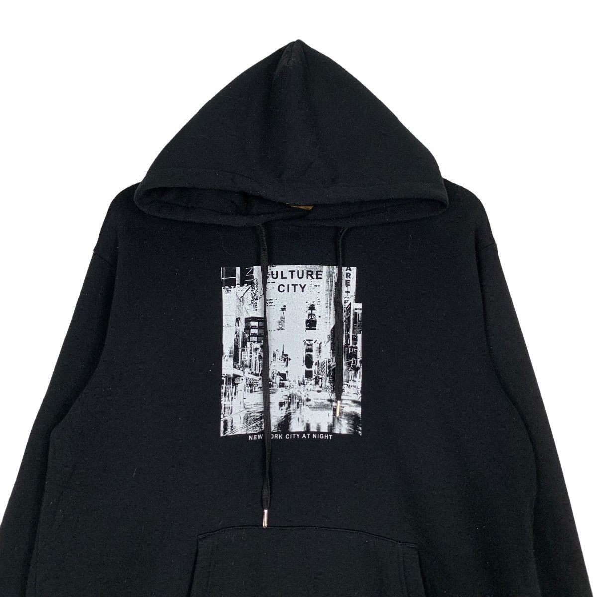 Japanese Brand Culture City New York City At Night Graphic Hoodie #0994-C44 Size US L / EU 52-54 / 3 - 3 Thumbnail