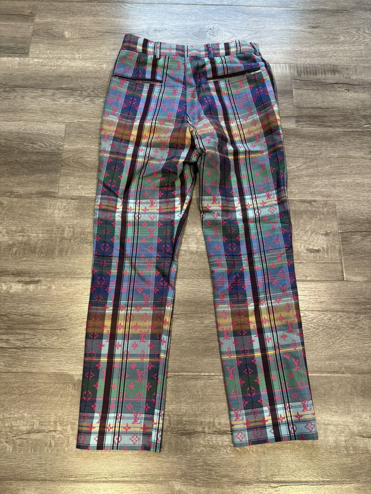 Louis Vuitton Louis Vuitton Multicolor Monogram Plaid Pants Size US 30 / EU 46 - 2 Thumbnail