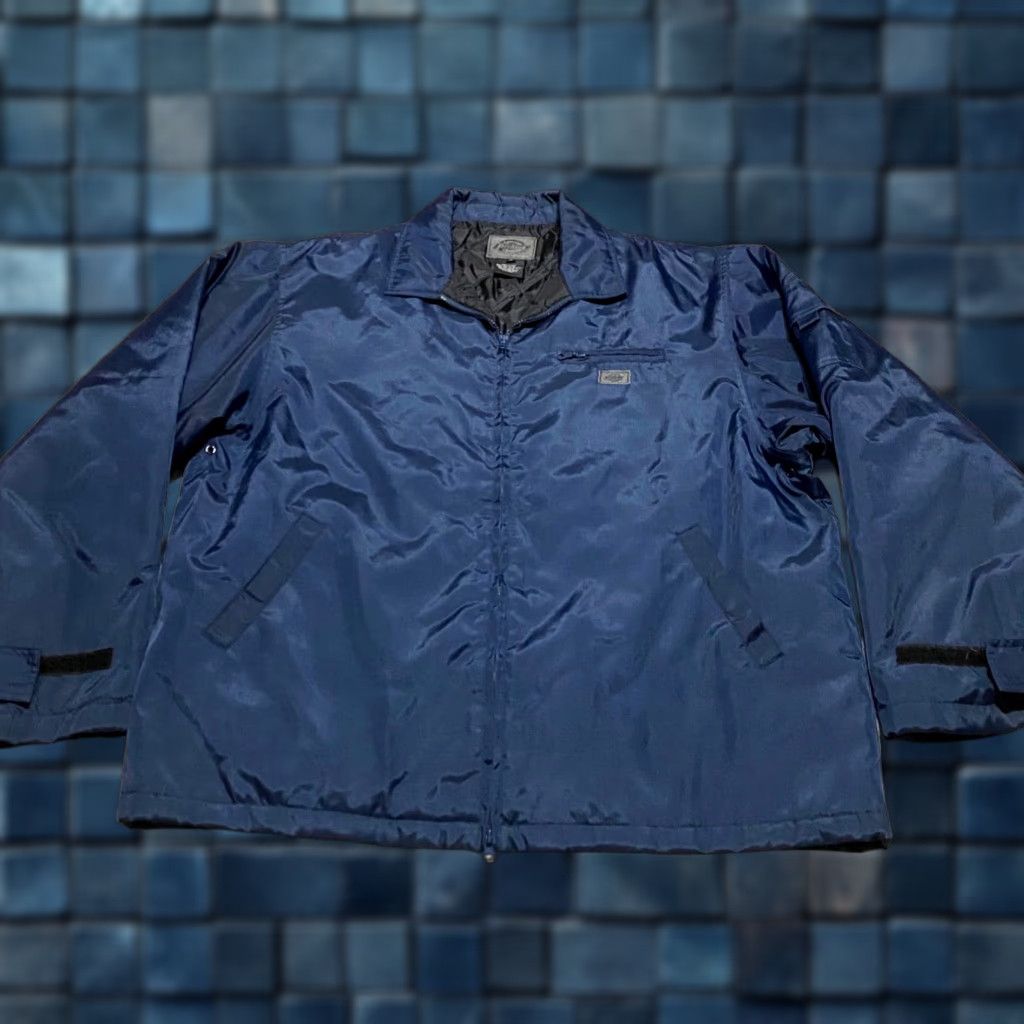 Dickies Dickies Jacket Mens XL Navy Full Zip Quilted Lined Nylon Pockets Work Outdoor Size US XL / EU 56 / 4 - 1 Thumbnail
