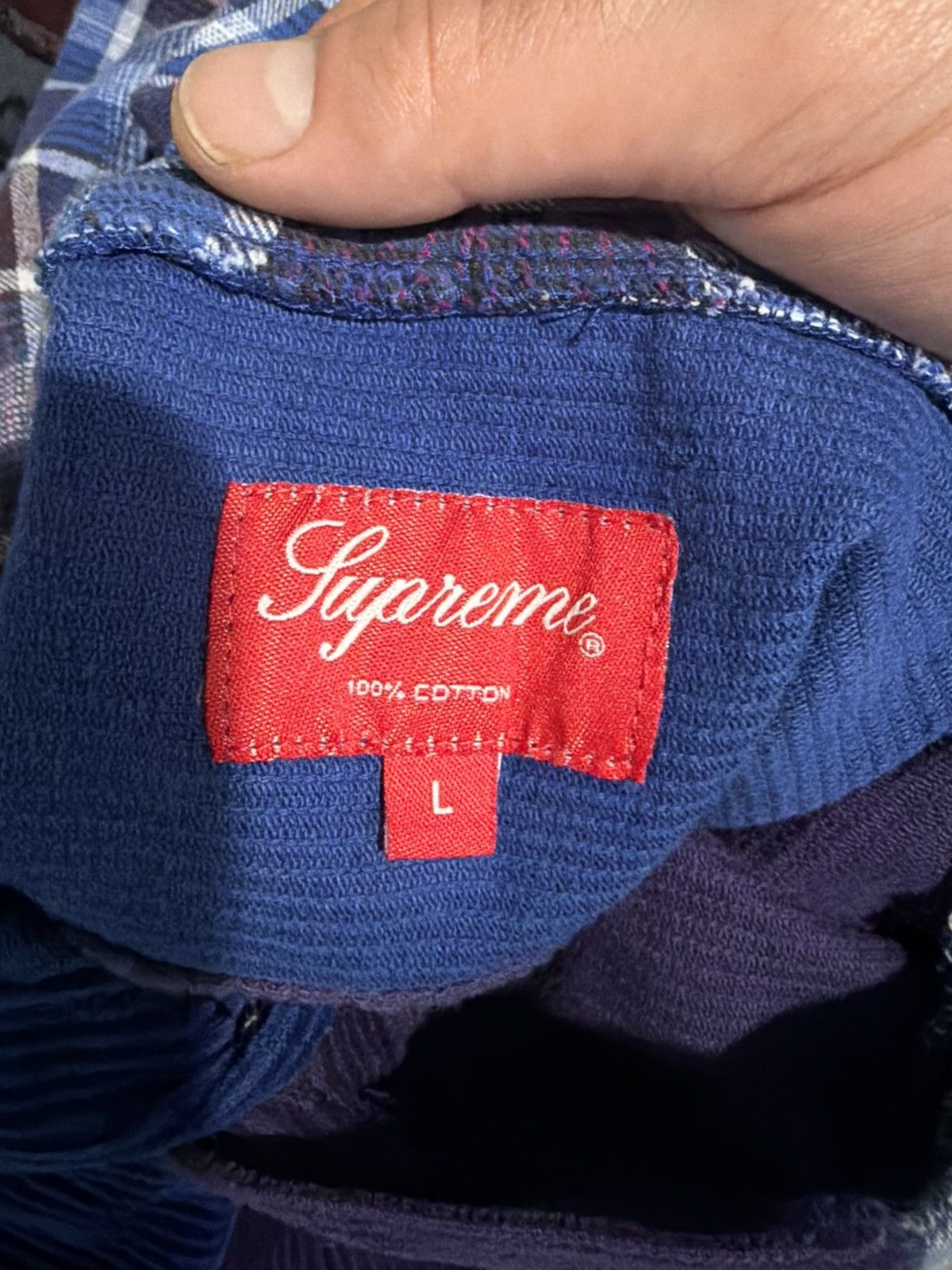 Supreme Supreme two tone corduroy, hooded button up Size US L / EU 52-54 / 3 - 4 Thumbnail