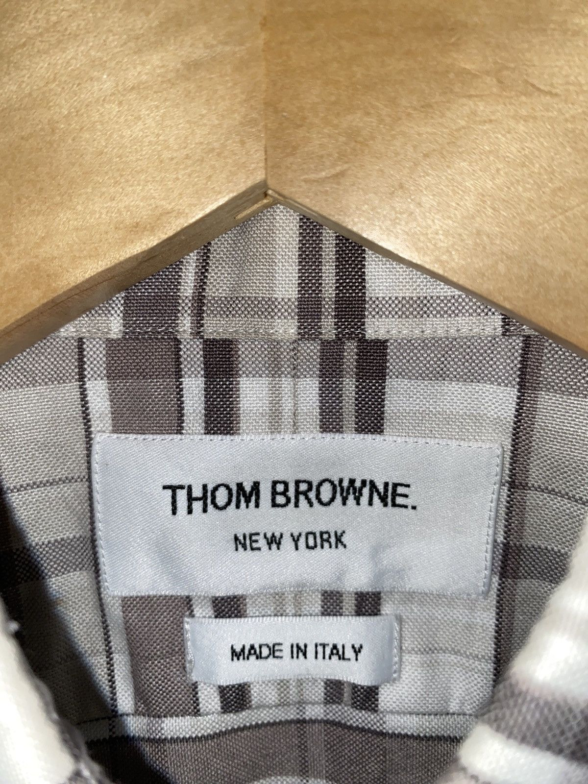 Thom Browne Thom browne plaid shirt made in italy Size US M / EU 48-50 / 2 - 10 Thumbnail