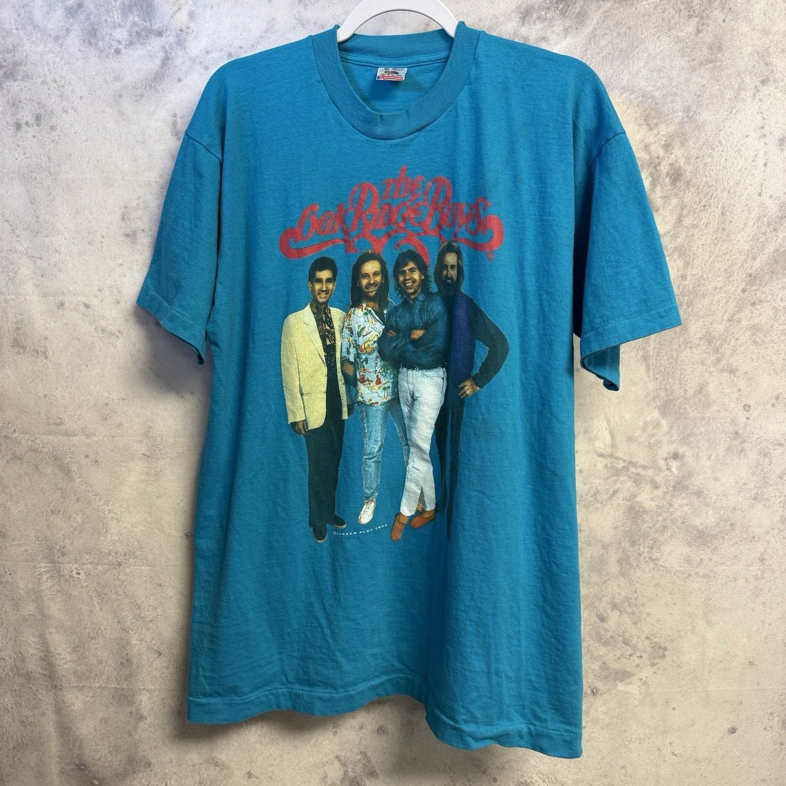 Band Tees Vintage The Oak Ridge Boys Band Shirt Men’s XL 22.5x29.5 Blu Size US XL / EU 56 / 4 - 1 Thumbnail