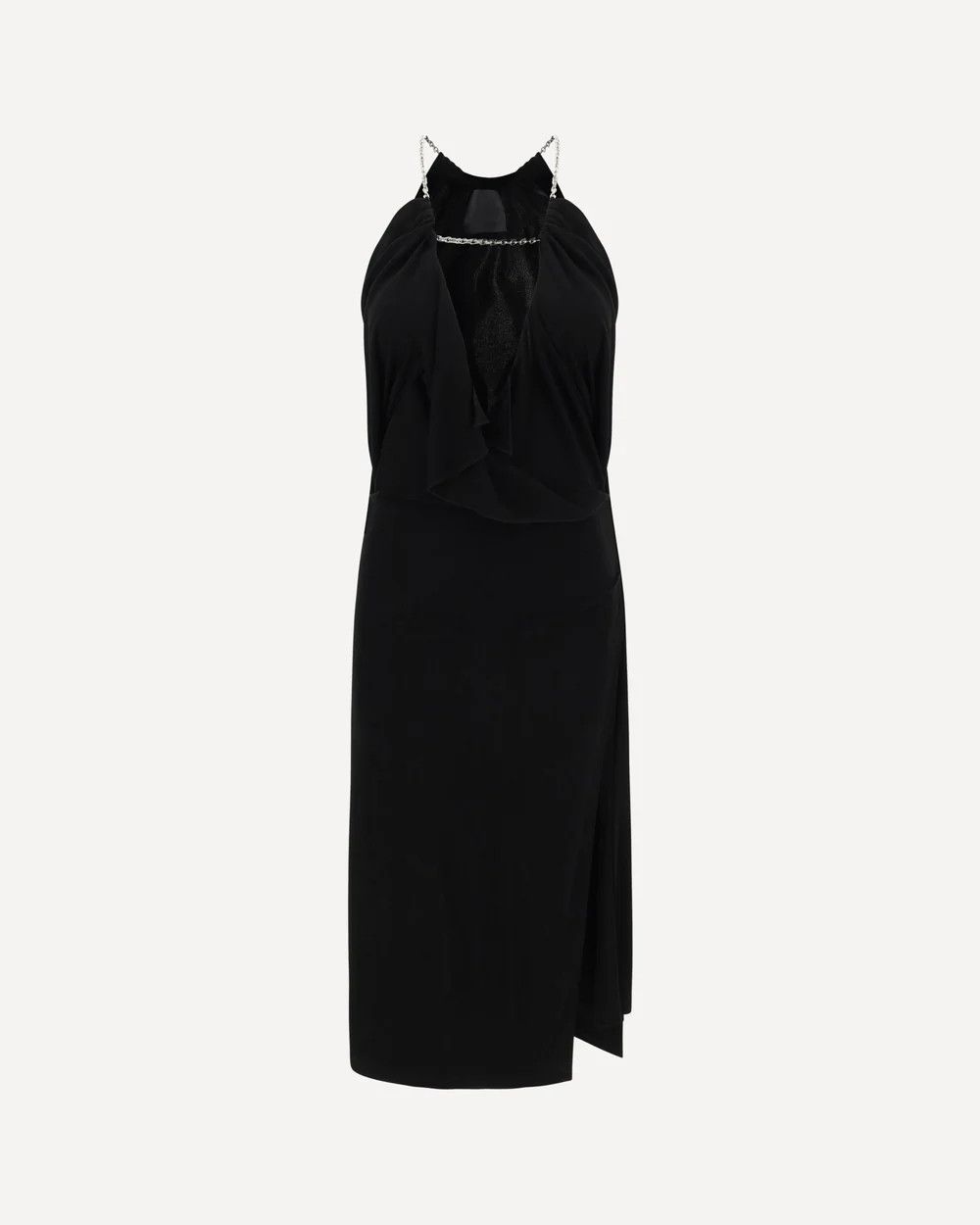 Givenchy o1y0925 Midi Dress in Black Size XS / US 0-2 / IT 36-38 - 1 Thumbnail
