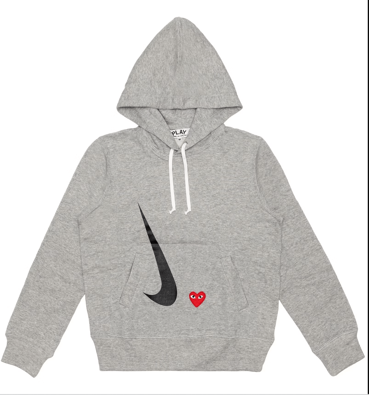 Comme des Garcons × Nike COMME DES GARCONS PLAY NIKE HOODIE L GRAY Size US L / EU 52-54 / 3 - 1 Thumbnail