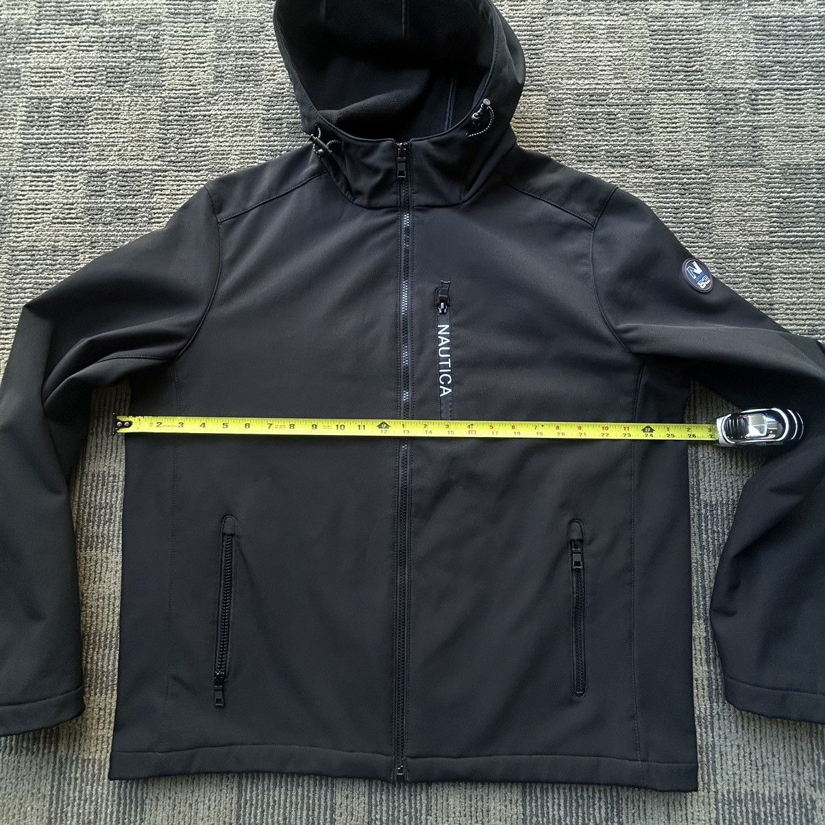 Nautica Nautica Active Stretch Black Full Zip Water Resistant Jacket Size US XL / EU 56 / 4 - 6 Thumbnail