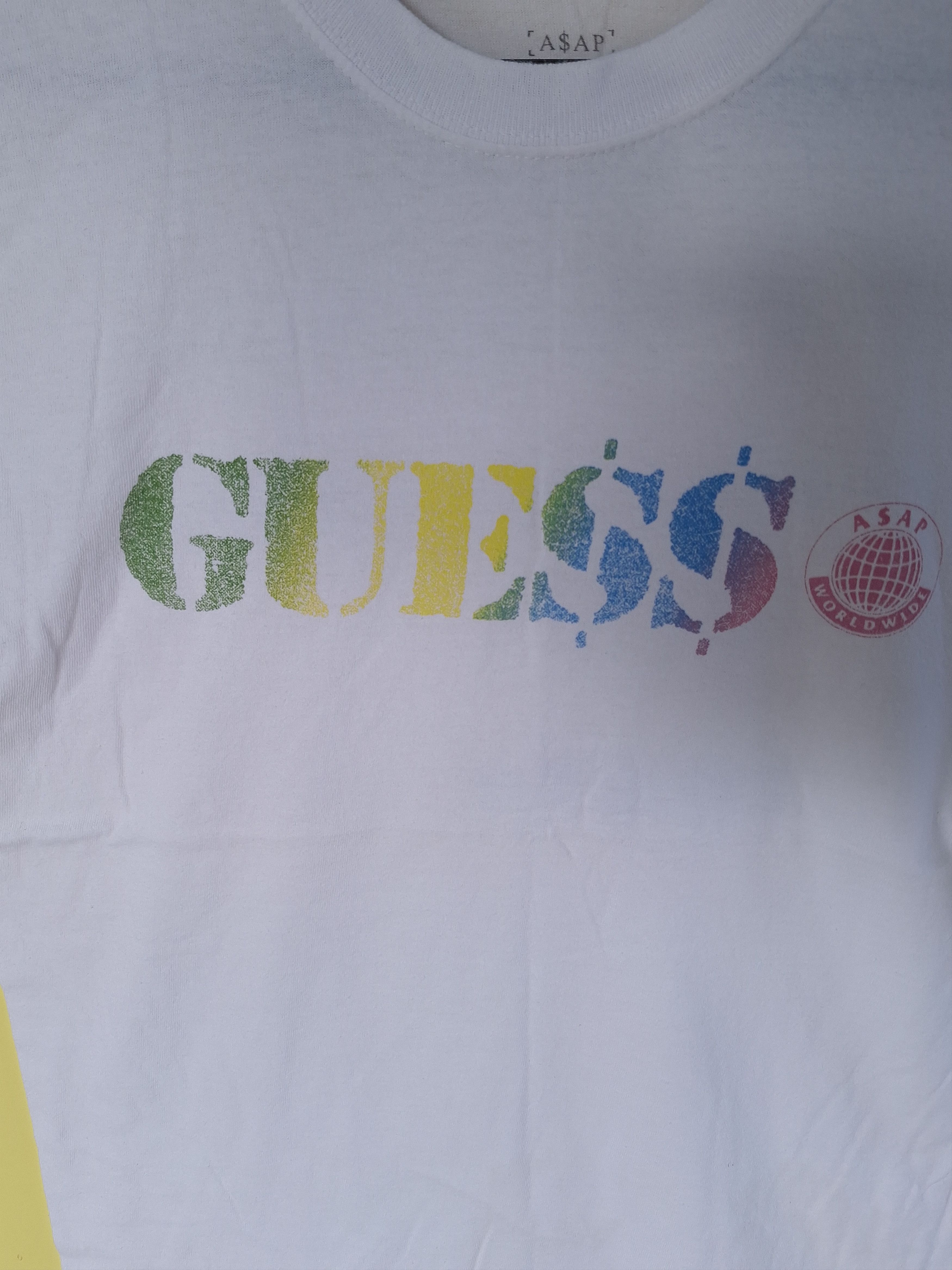 A$AP Rocky × Guess Guess Asap Tees t shirt Size US S / EU 44-46 / 1 - 3 Thumbnail