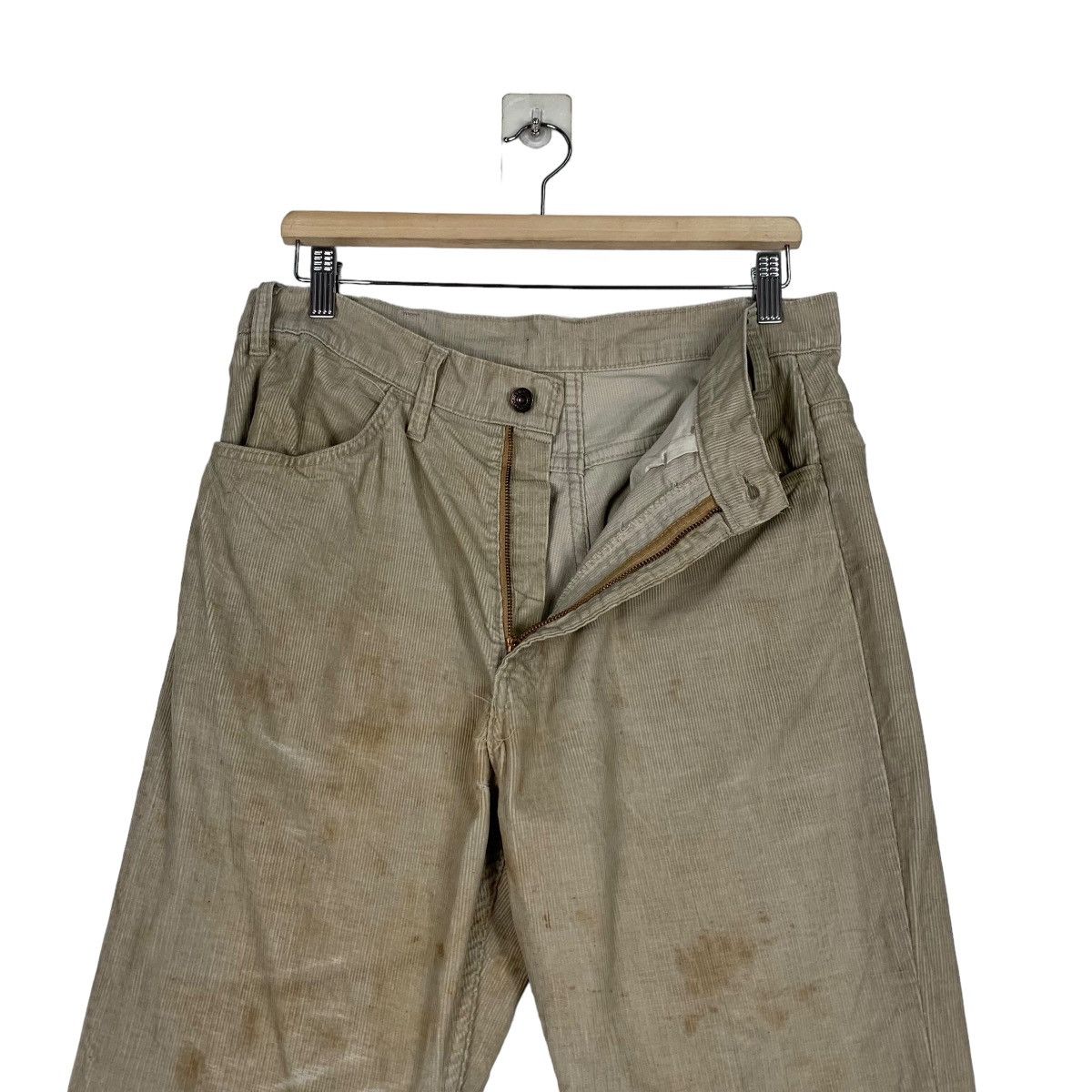 Levi's 70’s Rusty Trashed LEVIS White Label Corduroy Pant #1149-C53 Size US 32 / EU 48 - 9 Thumbnail