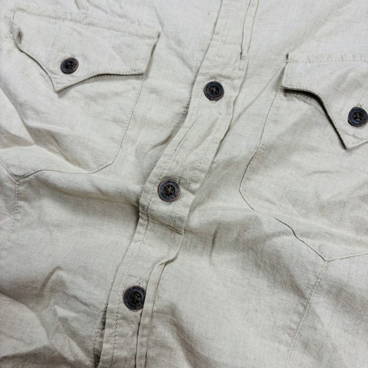 GOA 2000s GOA - Raw Unfinished Line Western Shirt Size US M / EU 48-50 / 2 - 7 Thumbnail