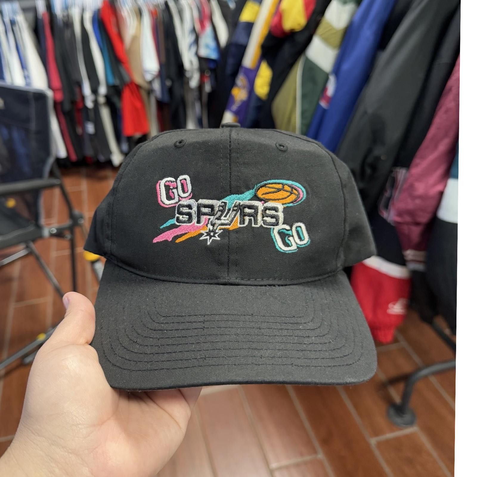 Designer Go Spurs Go Vintage Snapback Hat Size ONE SIZE - 1 Thumbnail