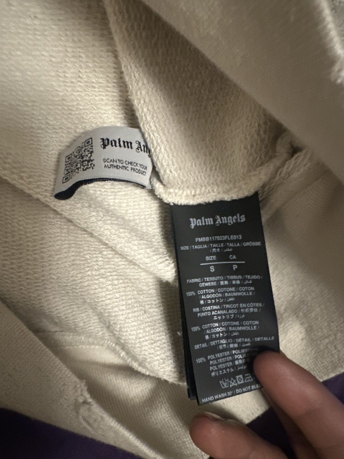 Palm Angels Spary painted silver palm angel hoodie Size US S / EU 44-46 / 1 - 3 Thumbnail