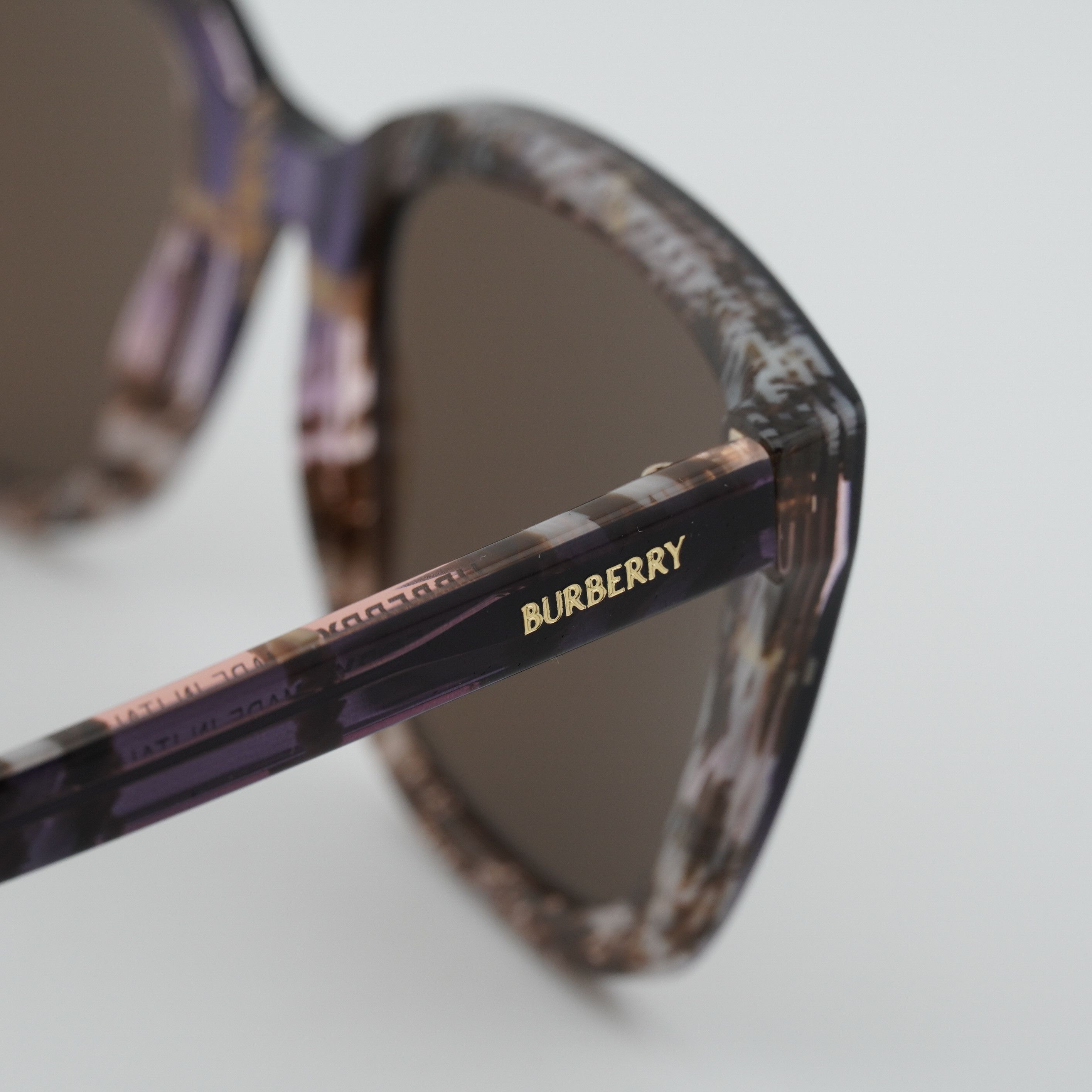 Burberry Burberry BE4487 422073 Sunglasses Check Rose Cat Eye Frame Size ONE SIZE - 8 Thumbnail
