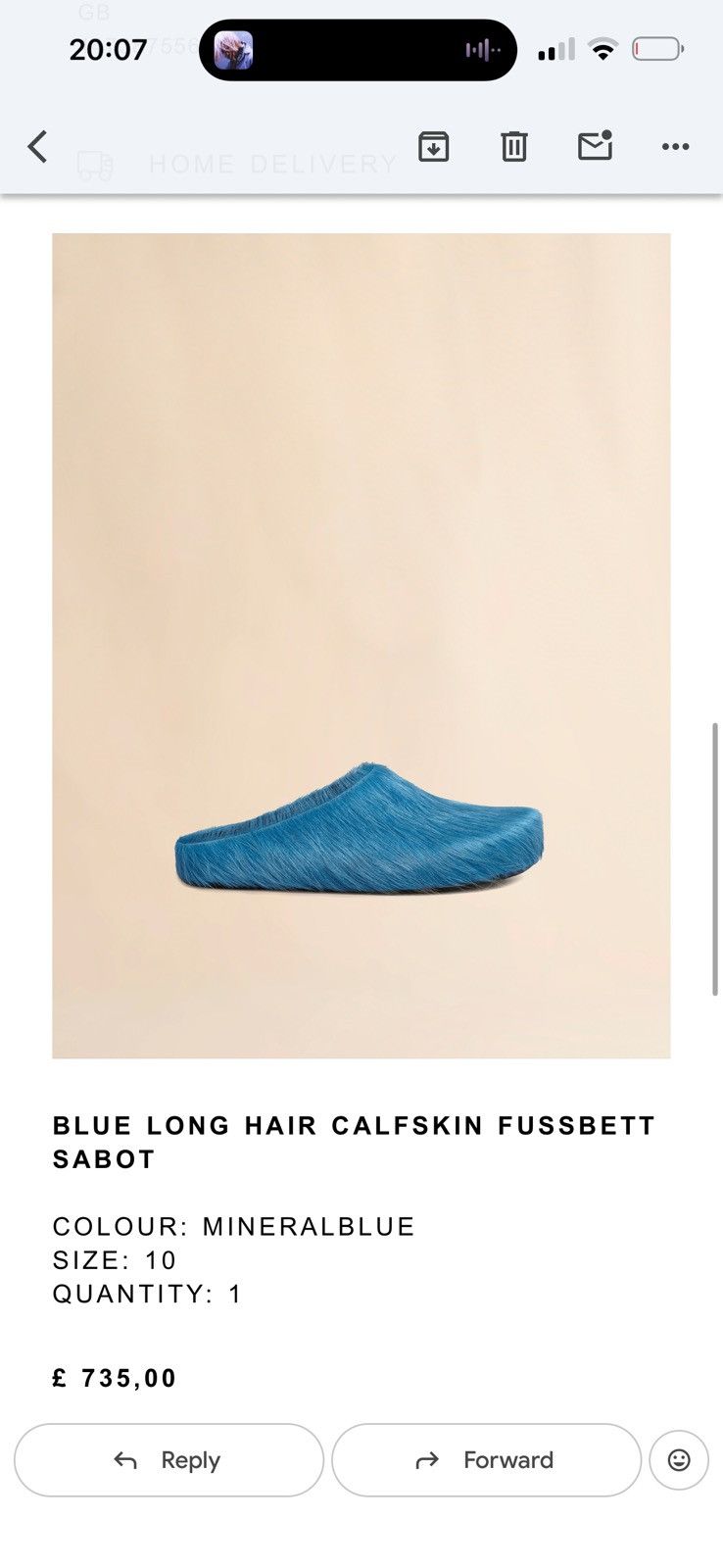 Marni Marni Long Hair Calfskin Fussbett Sabot US 11 Size US 11 / EU 44 - 9 Thumbnail