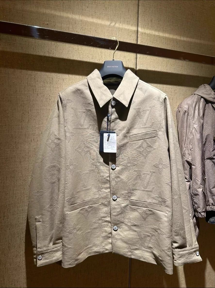 Louis Vuitton LV SS25 Monogram Embossed Jacket Size US L / EU 52-54 / 3 - 2 Thumbnail
