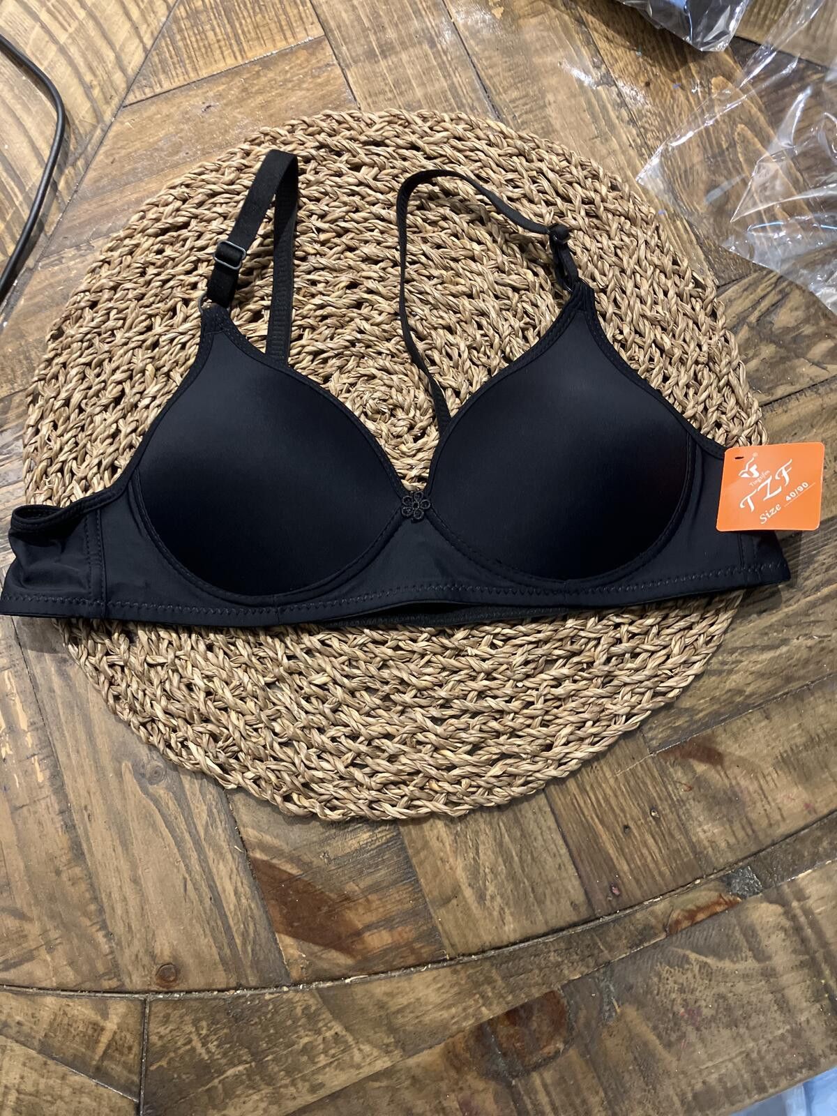 Other NWT TZF Black Bra Size 40/90 Size ONE SIZE - 1 Thumbnail