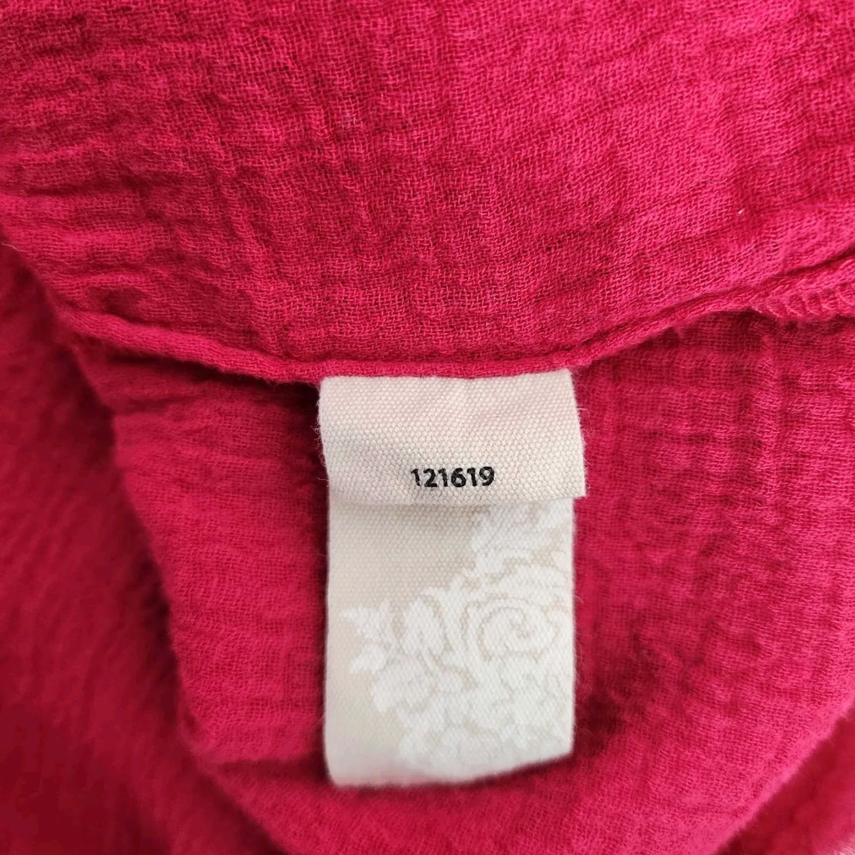 Soft Surroundings Soft Surroundings Tunic Shirt Womens Gauze Siesta Key Peacock Pink M 10-12 Casual Bohemian Beach Breathable Lightweight 3/4 Sleeve Scoop Neck Womens Size M / US 6-8 / IT 42-44 - 8 Thumbnail