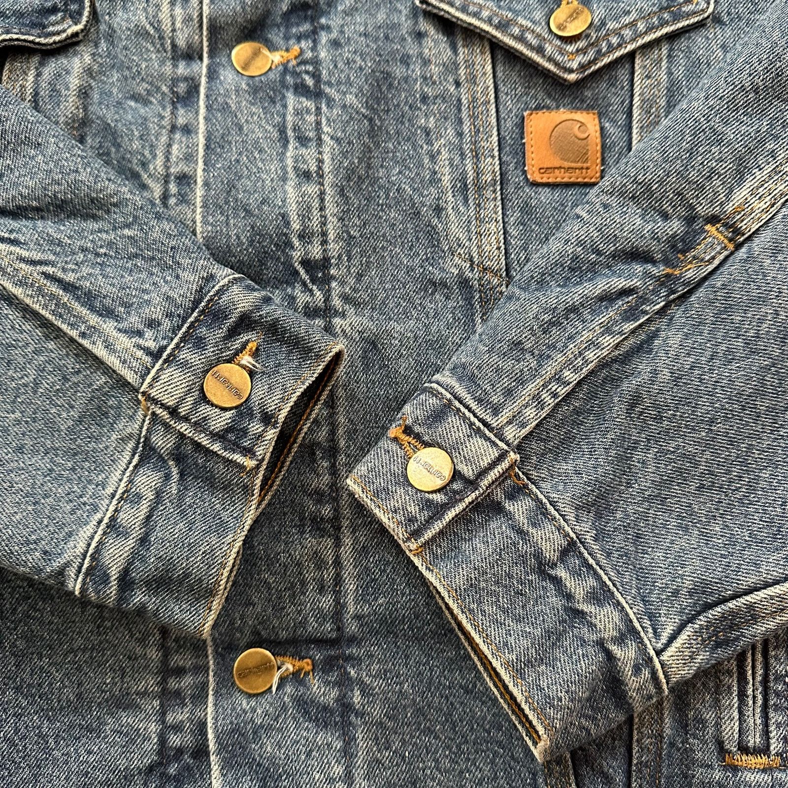 Carhartt Vintage 1997 Carhartt JB0998 Denim Jacket Blanket Lined XL Size US XL / EU 56 / 4 - 11 Thumbnail
