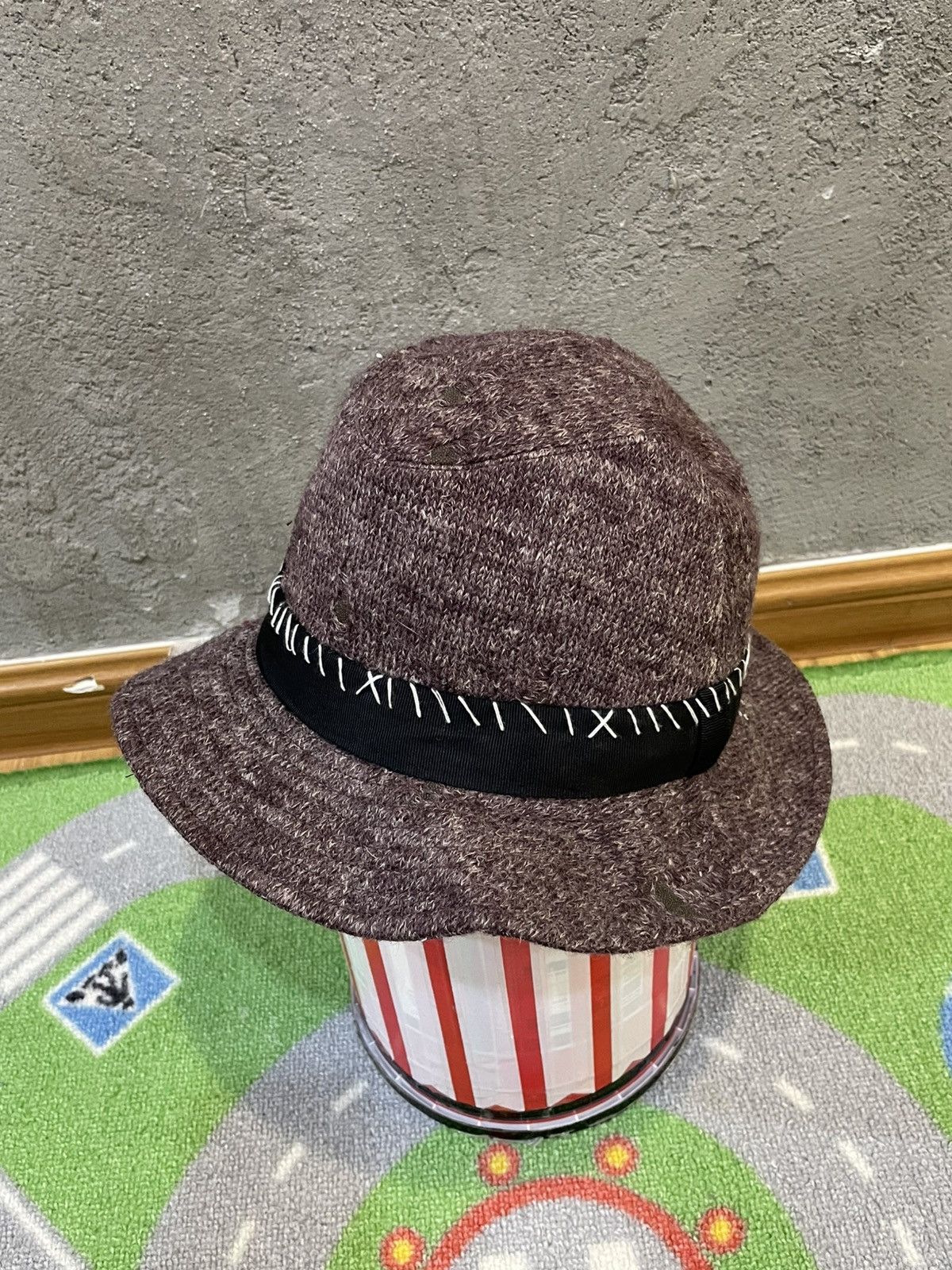 Maison MIHARA YASUHIRO Maison Miharayasuhiro x Ca4la Crochet Distressed Style Hats Size ONE SIZE - 14 Thumbnail