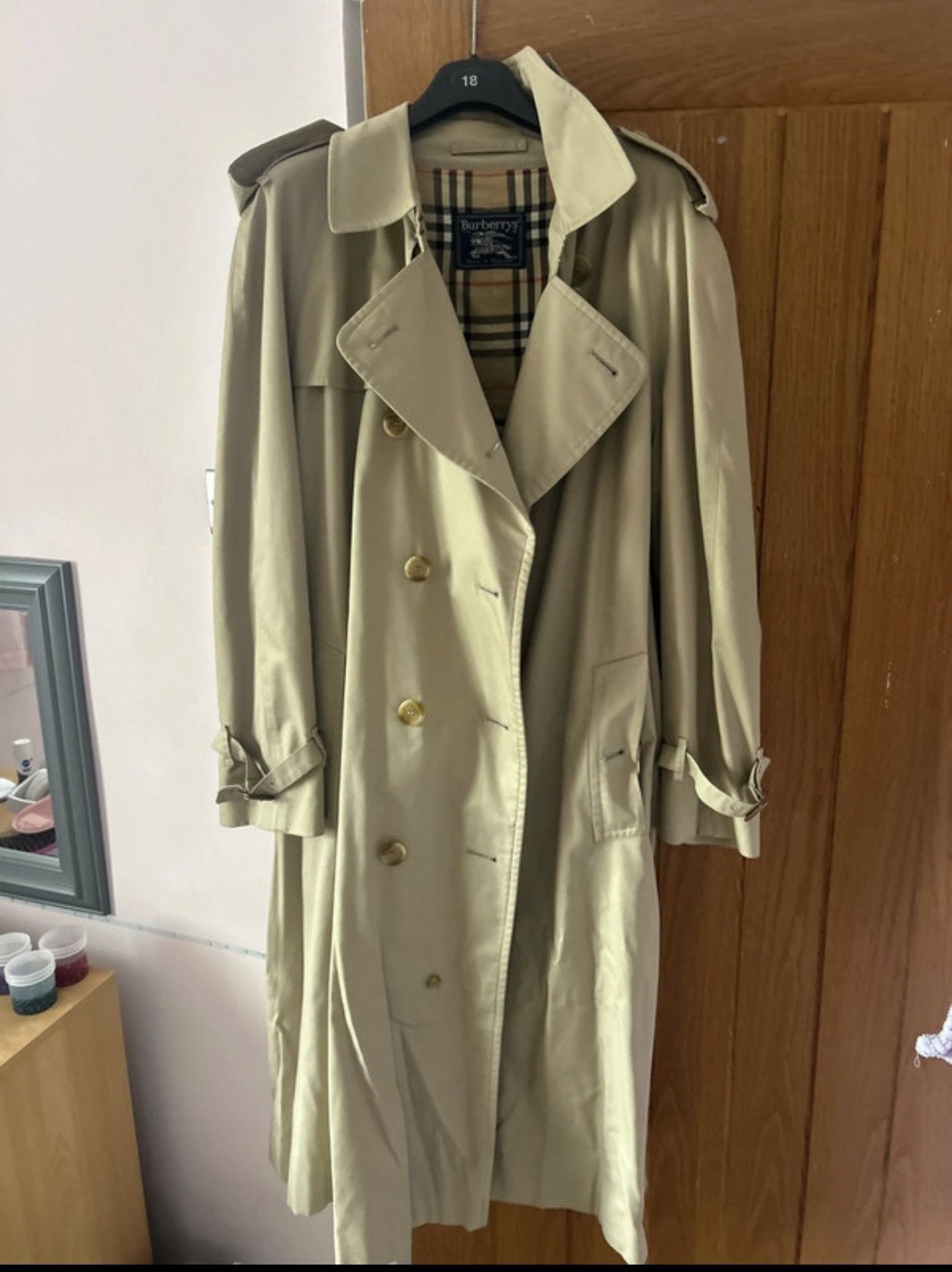 Burberry Burberry Trench coat check lined trench coat Size US XXL / EU 58 / 5 - 1 Thumbnail