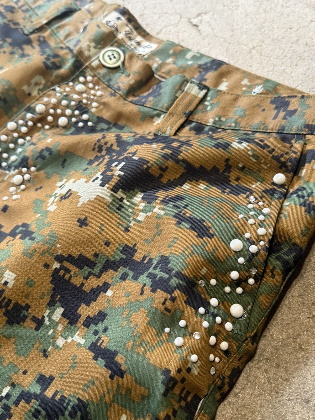 Japanese Brand × Vintage Camo shorts Size US 36 / EU 52 - 4 Thumbnail